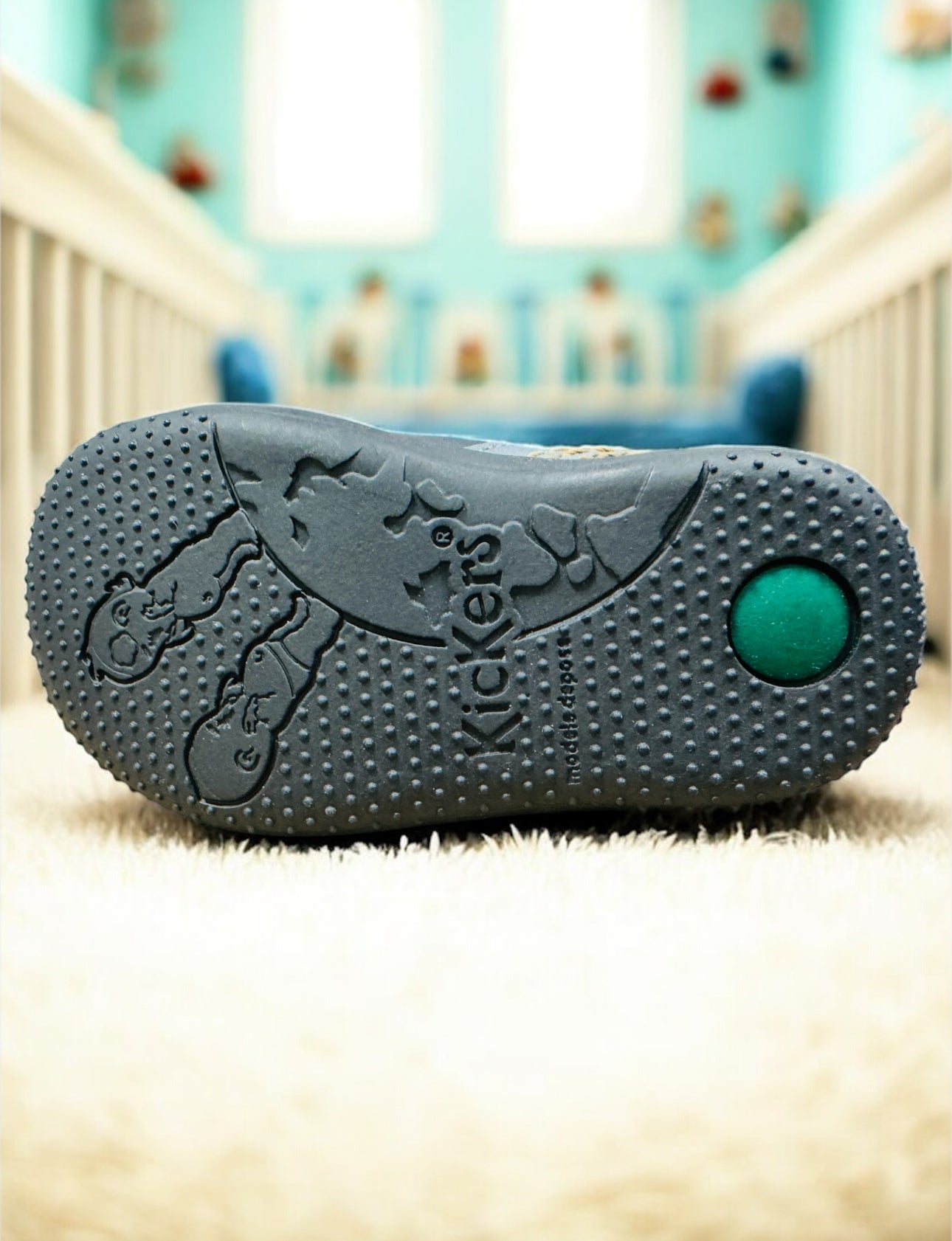 KICKERS Gugus marine rouge kinderschuhe