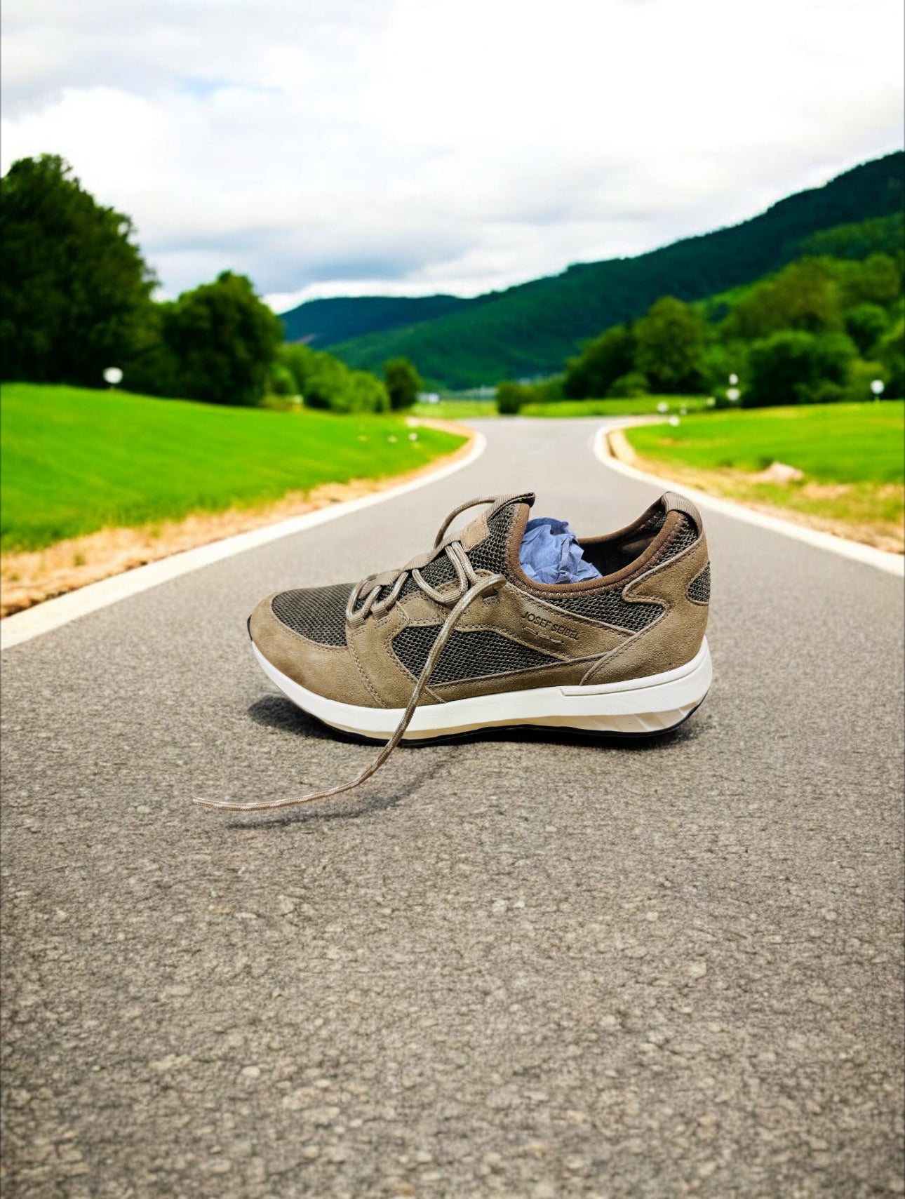 Josef Seibel Herren Sneaker in Beige Herstellernummer: 33601 TE16 310 Cameron 01 ( Letzte Stück ) - Lieber Deem Billiger Shop