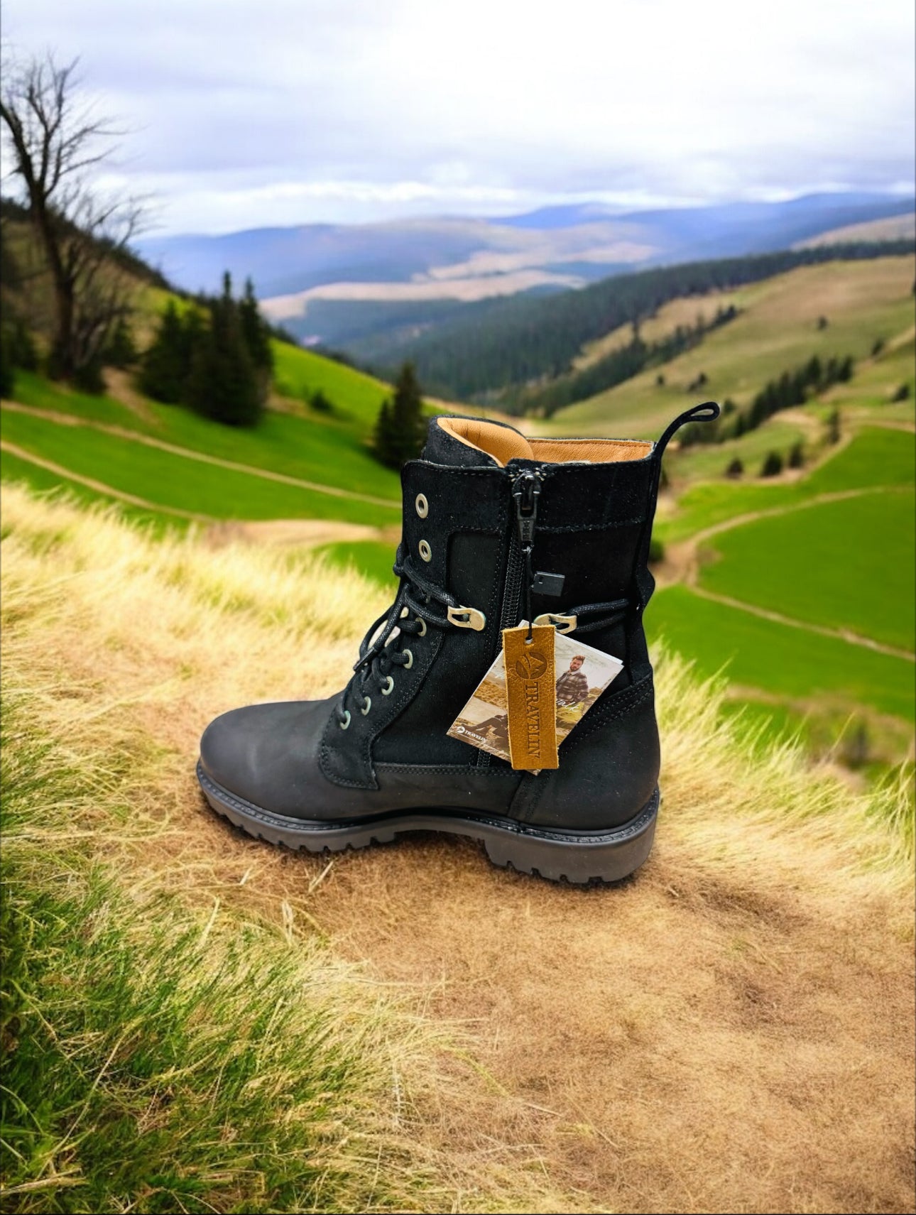 Travelin' Kvistrup Herren Stiefel in Schwarz ( Letzte Stück ) - Lieber Deem Billiger Shop
