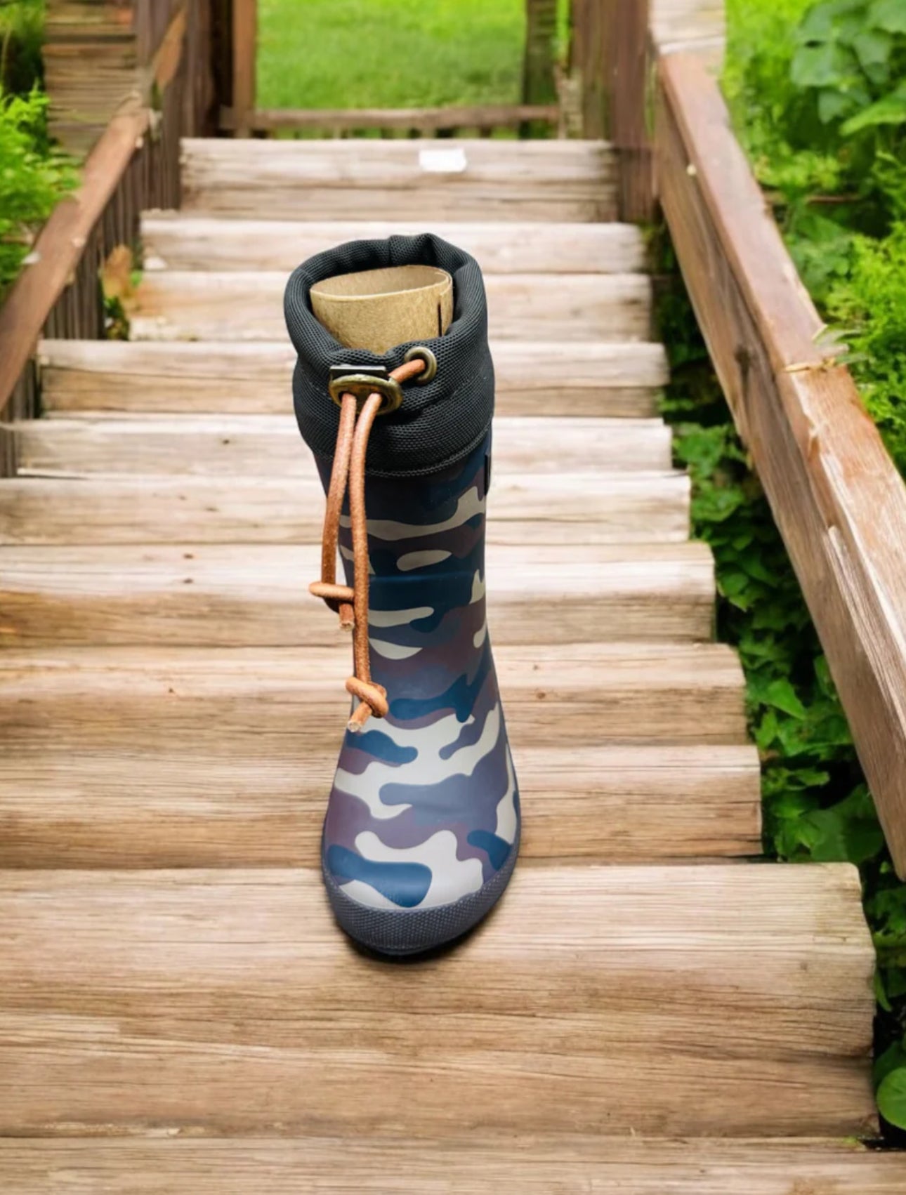 Bisgaard Thermo children's rubber boots in leopard