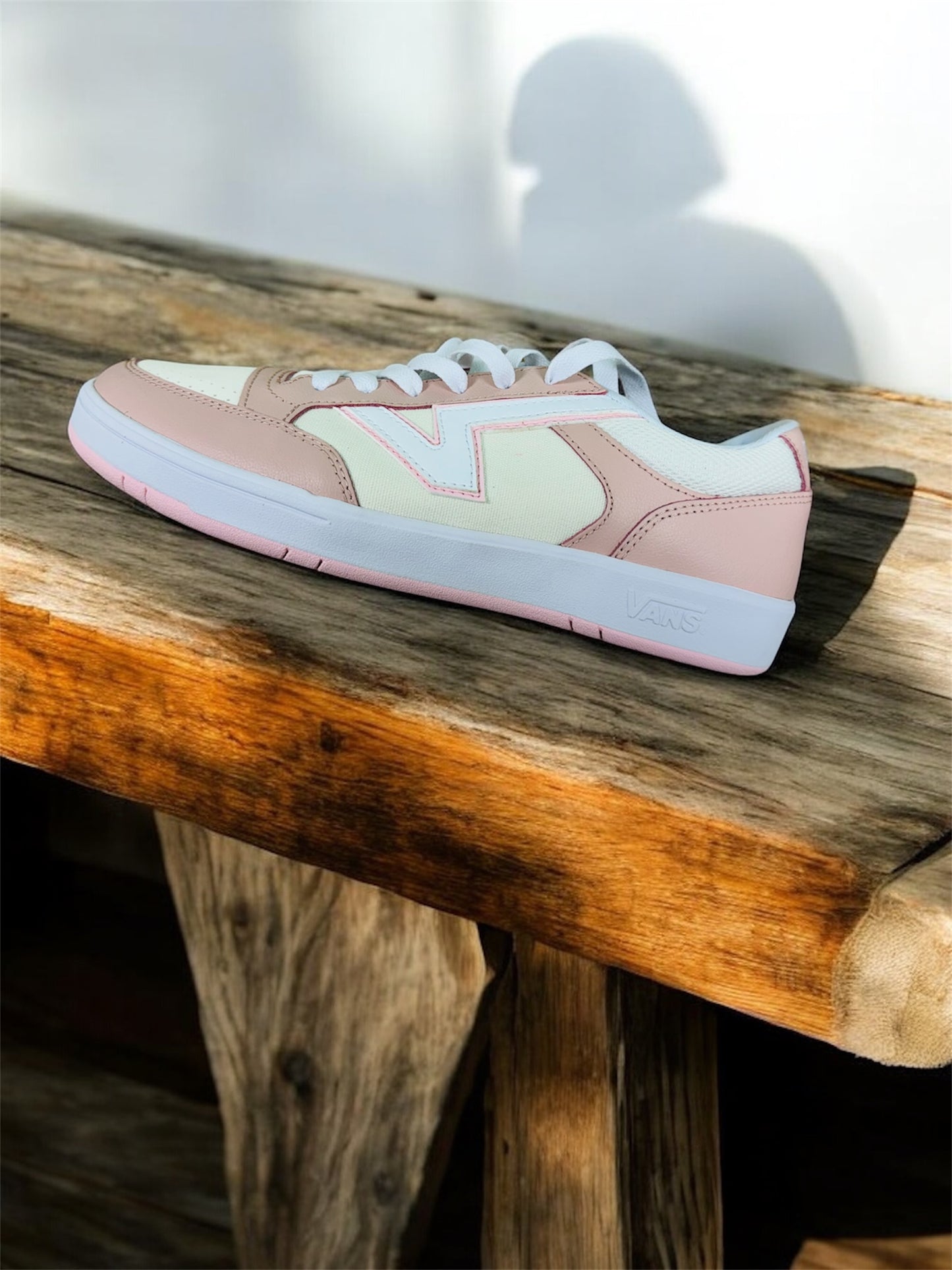 Vans Lowland CC Damen Sneakers in Rose/Creme Herstellernummer: VN000BWBBQL1 ( Letzte Stück ) - Lieber Deem Billiger Shop