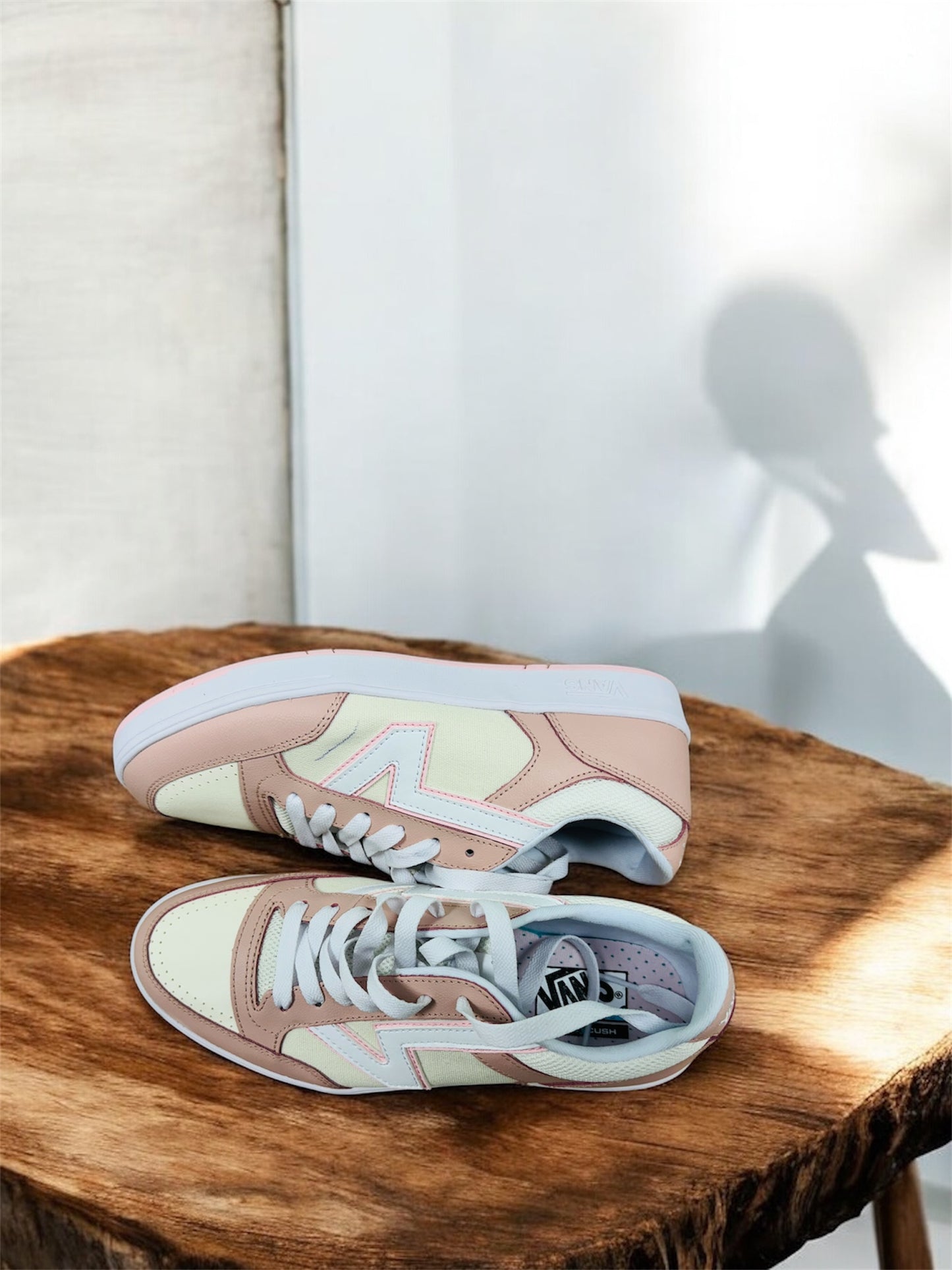 Vans Lowland CC Damen Sneakers in Rose/Creme Herstellernummer: VN000BWBBQL1 ( Letzte Stück ) - Lieber Deem Billiger Shop