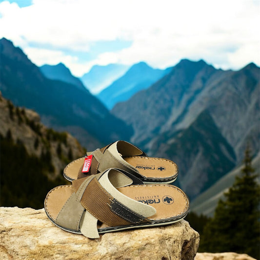 Rieker Herren Pantoletten Braun Herstellernummer: 21088-25 ( Letzte Stück ) - Lieber Deem Billiger Shop