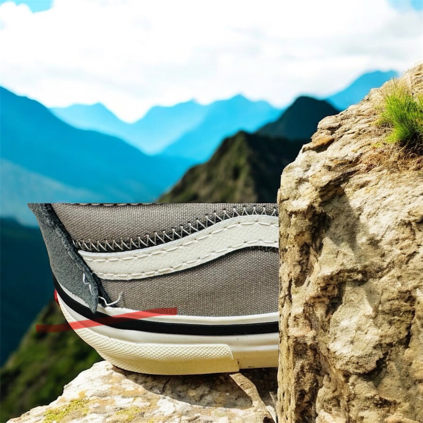 Vans Sk8-Hi Reconst Unisex Schuhe in Grau Herstellernummer: VN0005UKGRY1 ( Letzte Stück ) - Lieber Deem Billiger Shop