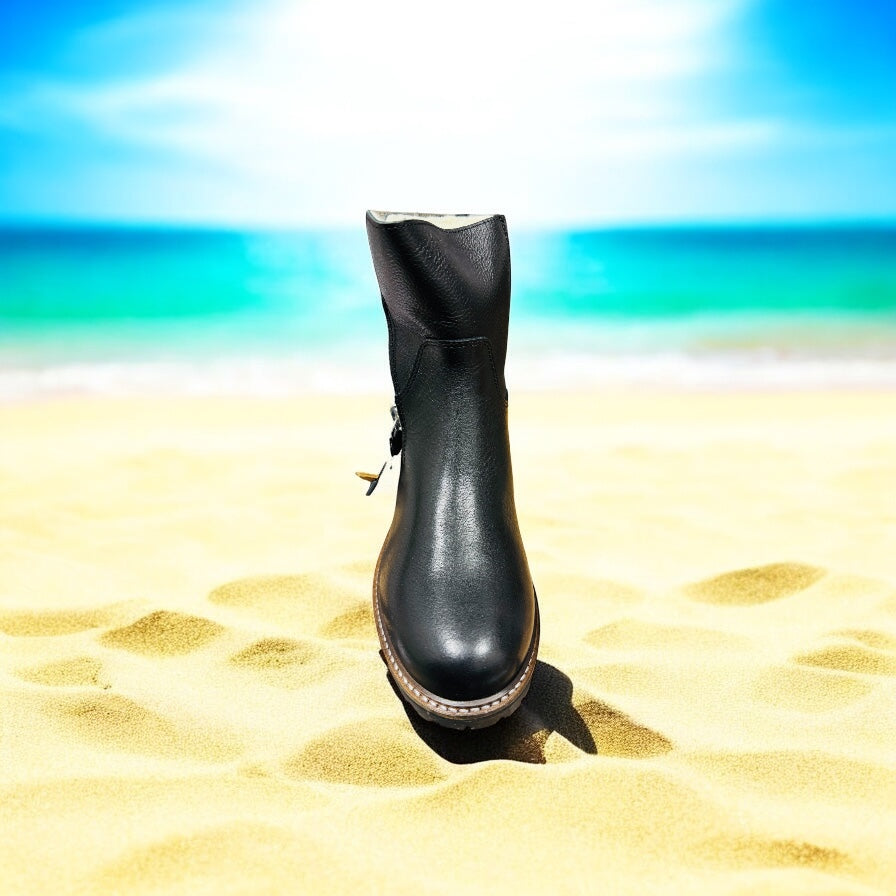 Travelin Vartae Damen Stiefelette in Schwarz - Lieber Deem Billiger Shop
