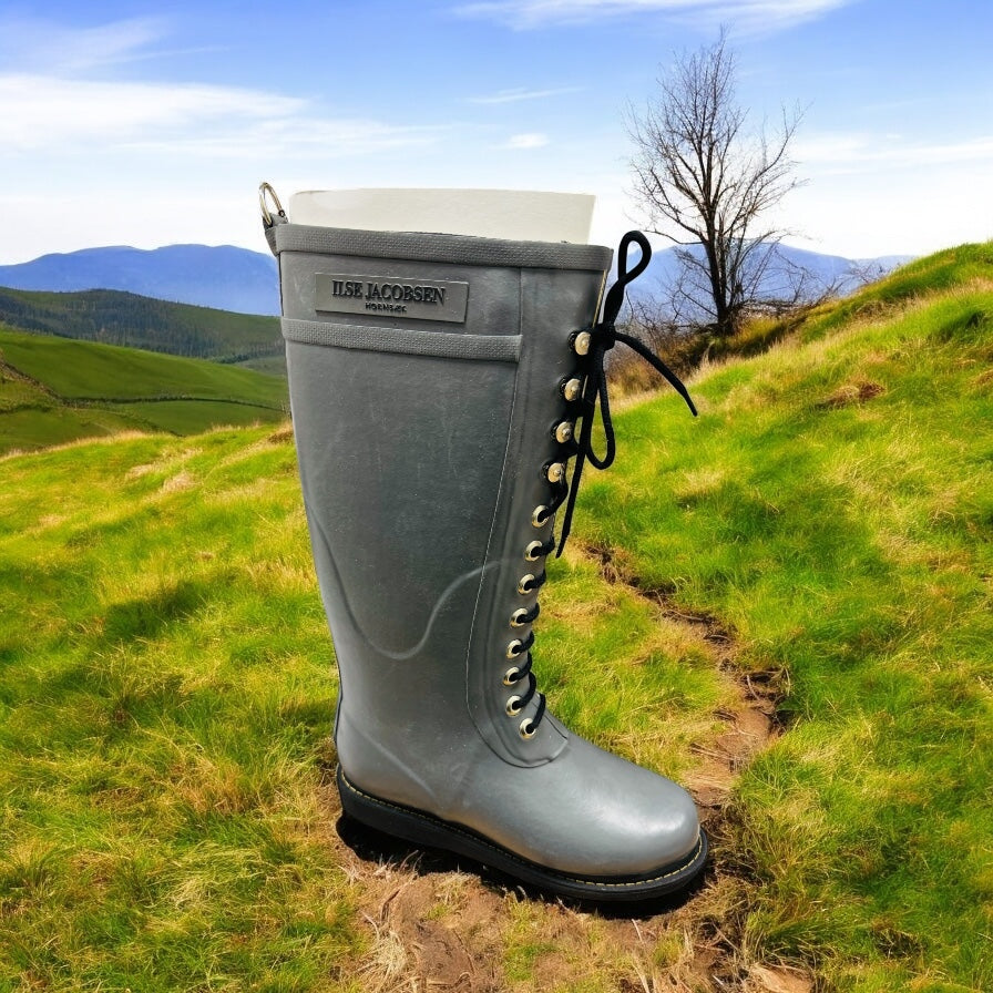Ilse Jacobsen RUB 1 Damenstiefel Grau und ( Letzte Stück ) - Lieber Deem Billiger Shop