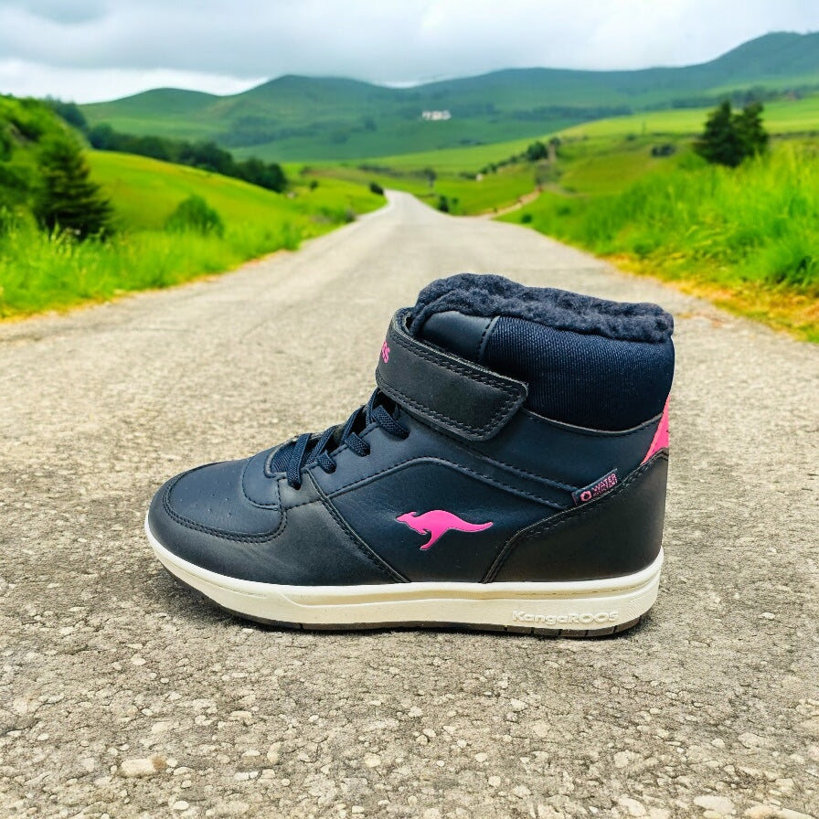 KANGAROOS K-CP Bound Mid EV Kinder Sneaker in dk navy/daisy pink Herstellernummer : 101790004204 ( Letzte Stück ) - Lieber Deem Billiger Shop