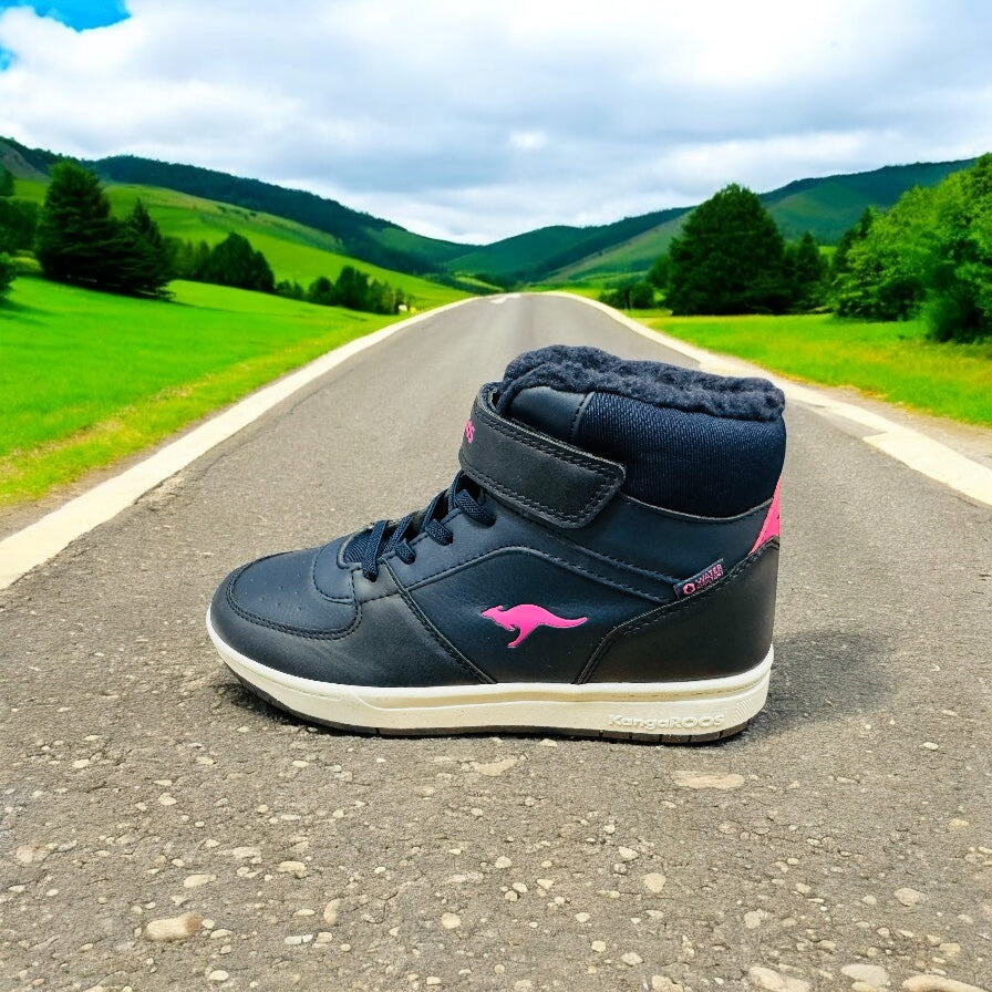 KANGAROOS K-CP Bound Mid EV Kinder Sneaker in dk navy/daisy pink Herstellernummer : 101790004204 ( Letzte Stück ) - Lieber Deem Billiger Shop