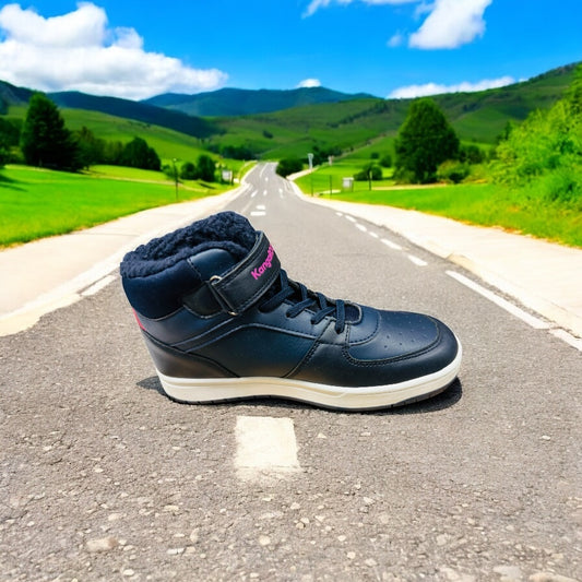 KANGAROOS K-CP Bound Mid EV Kinder Sneaker in dk navy/daisy pink Herstellernummer : 101790004204 ( Letzte Stück ) - Lieber Deem Billiger Shop