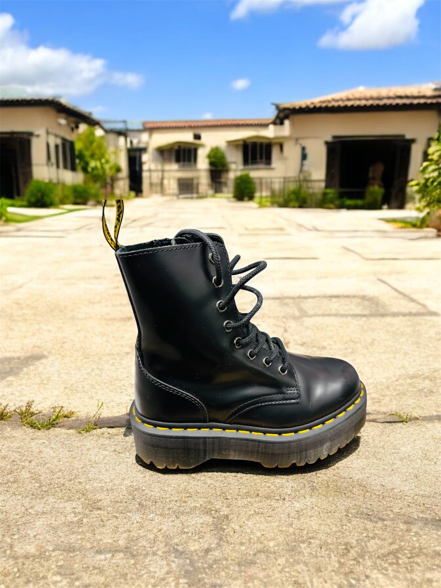 Dr.Martens Leder Damen Boots in Schwarz Herstellernummer : 15265001 ( Letzte Stück ) - Lieber Deem Billiger Shop