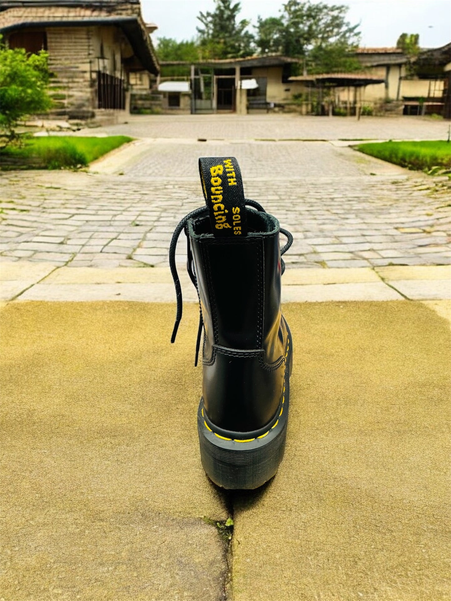 Dr.Martens Leder Damen Boots in Schwarz Herstellernummer : 15265001 ( Letzte Stück ) - Lieber Deem Billiger Shop