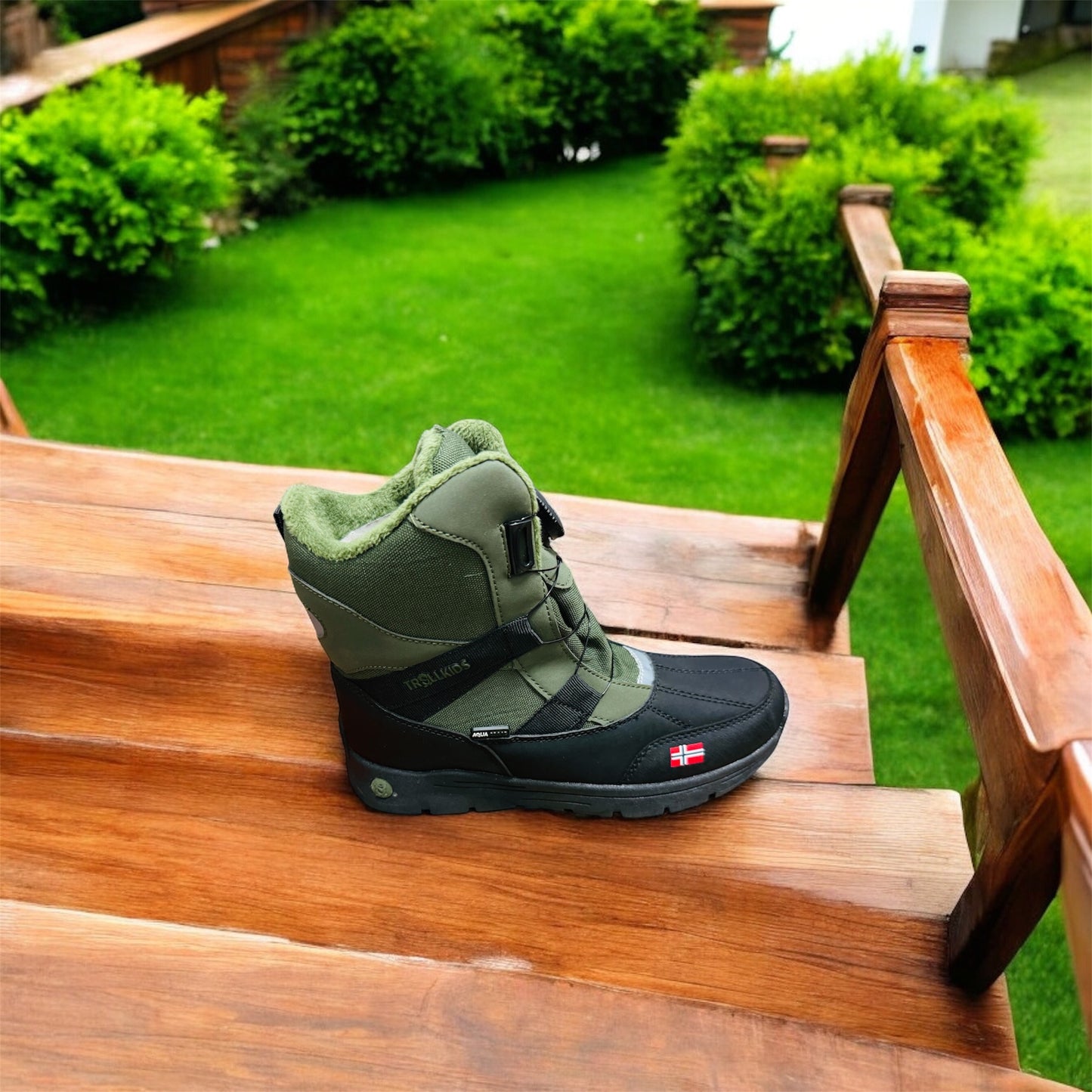 Trollkids Winter Boots KIDS NARVIK in Moss Herstellernummer: 477-331-035 ( Letzte Stück ) - Lieber Deem Billiger Shop