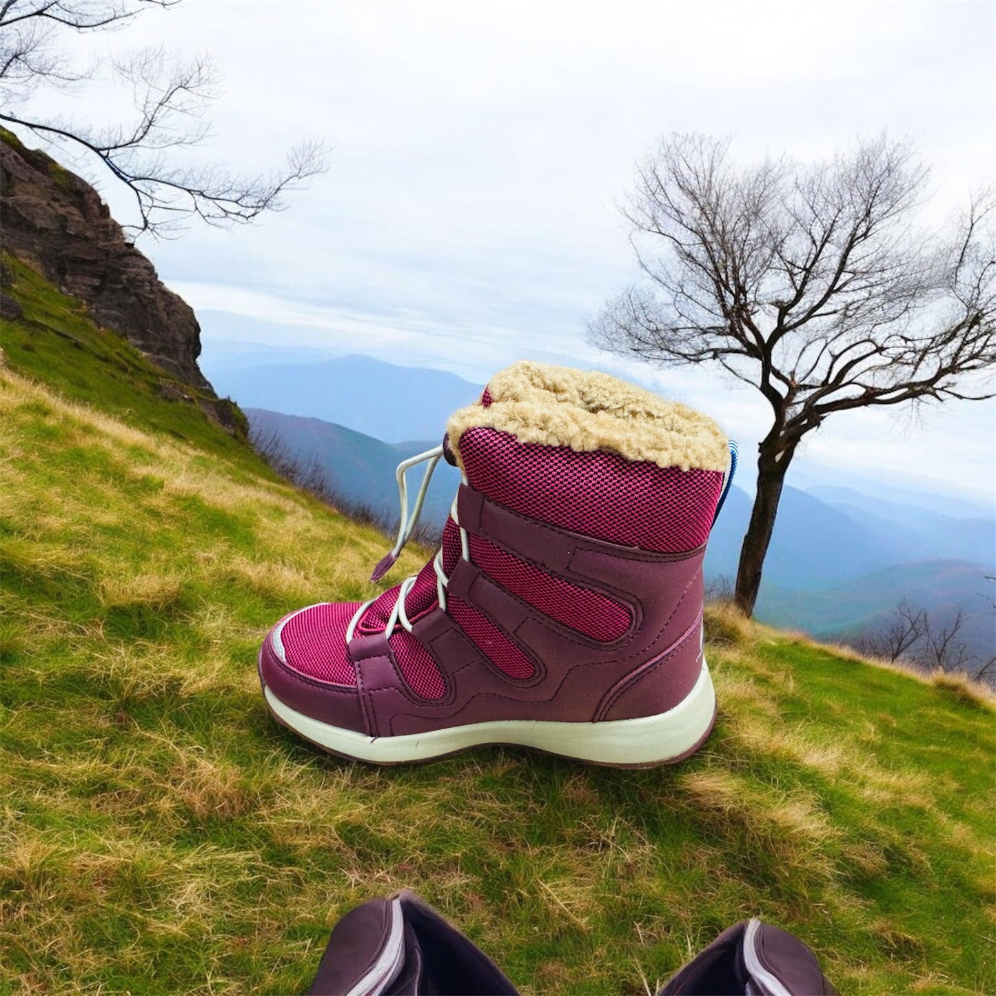 Finkid Kinder Winterstiefel HUIPPU in beet red/eggplant Herstellernummer : 7332039259260322 ( Letzte Stück ) - Lieber Deem Billiger Shop
