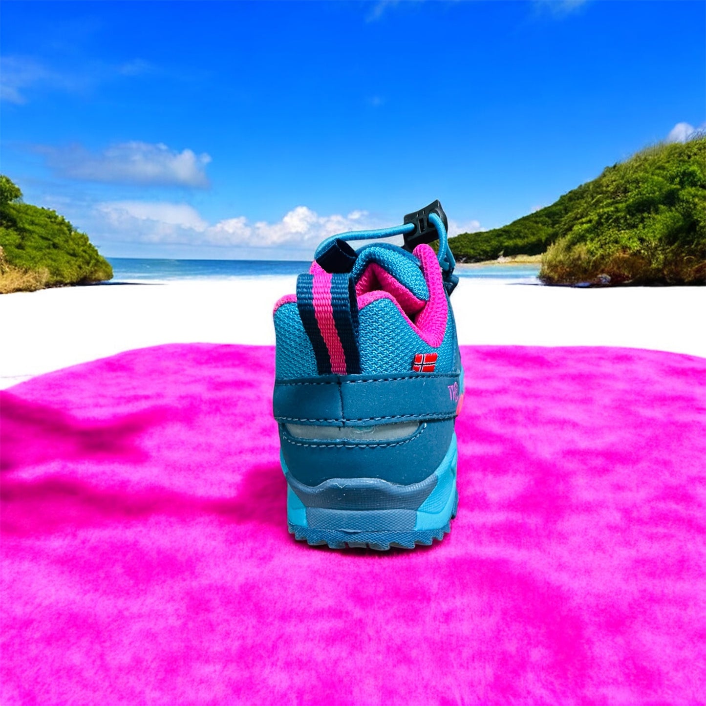 Trollkids Tronfjell Hiker Low Kinder Sneaker in Dark Turquoise/ Light Magenta Herstellernummer : 475123029 ( Letzte Stück ) - Lieber Deem Billiger Shop
