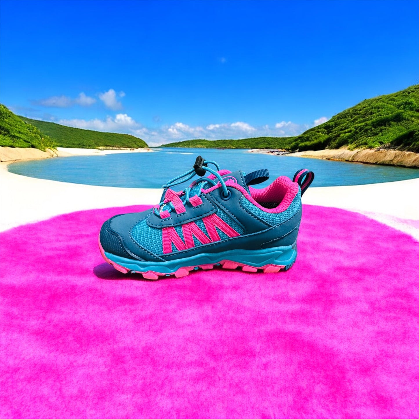Trollkids Tronfjell Hiker Low Kinder Sneaker in Dark Turquoise/ Light Magenta Herstellernummer : 475123029 ( Letzte Stück ) - Lieber Deem Billiger Shop