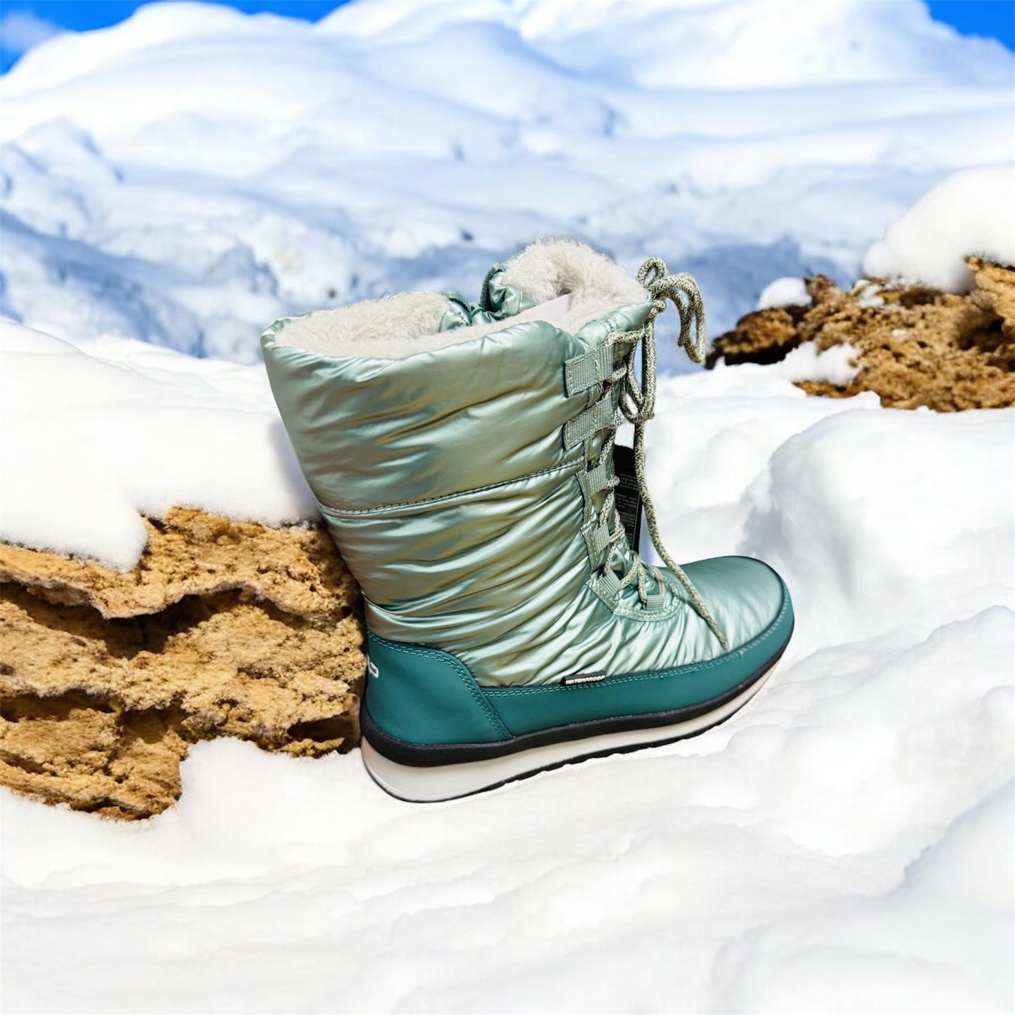 CMP Harma Damen Snow Boots/ Winterstiefel in Mineral green Herstellernummer : WP39Q4976W111 - Lieber Deem Billiger Shop