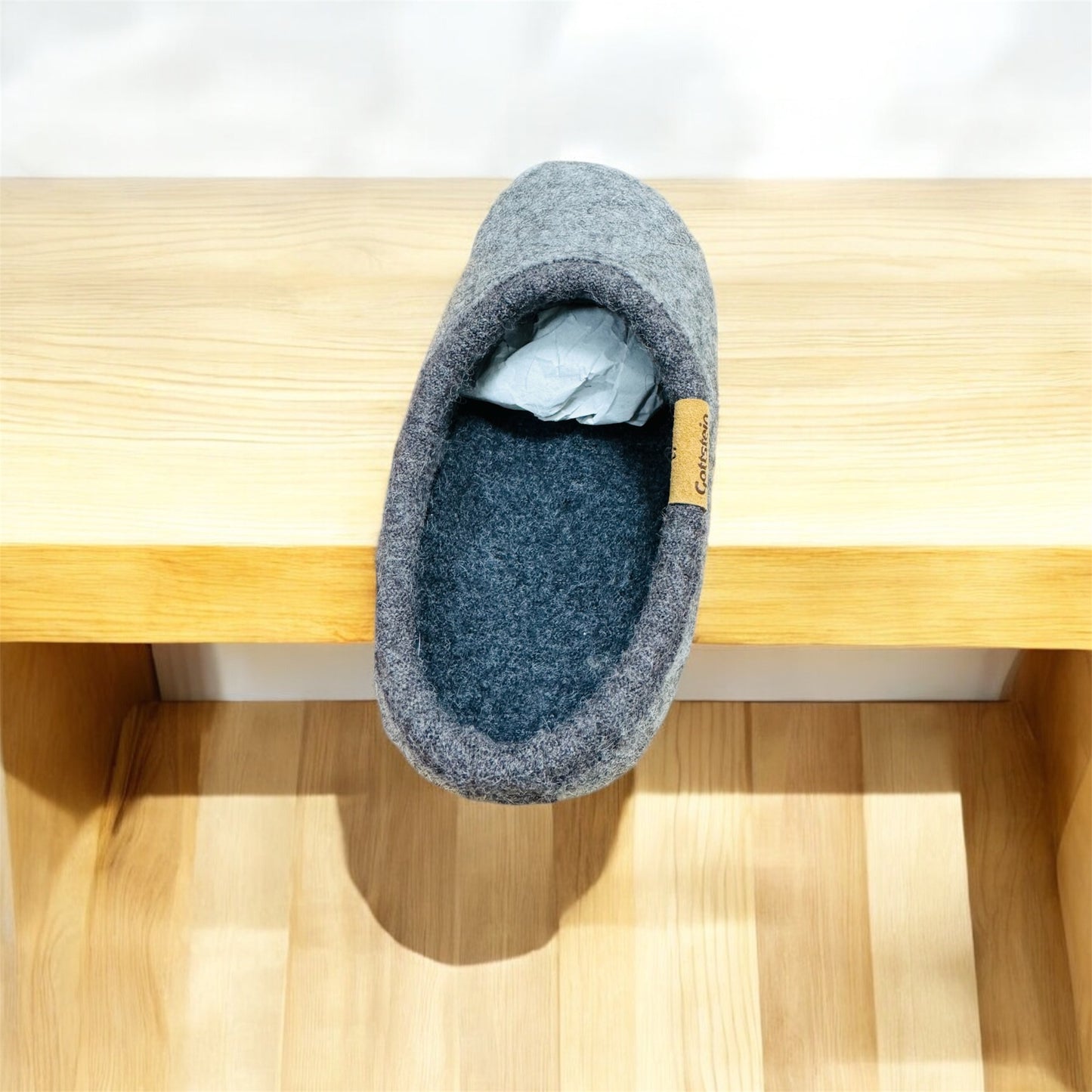 Gottstein ALP-COMFORT-FE Natur Unisex Hausschuhe in Grau Herstellernummer: 48403-4850/41 (Letzte Stück ) - Lieber Deem Billiger Shop