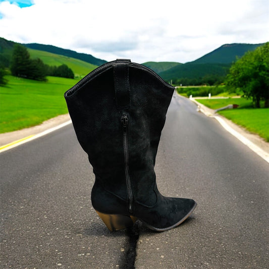 Bellucci Damen Boots in Schwarz Herstellernummer: C - 085/BLACK/39 ( Letzte Stück ) - Lieber Deem Billiger Shop