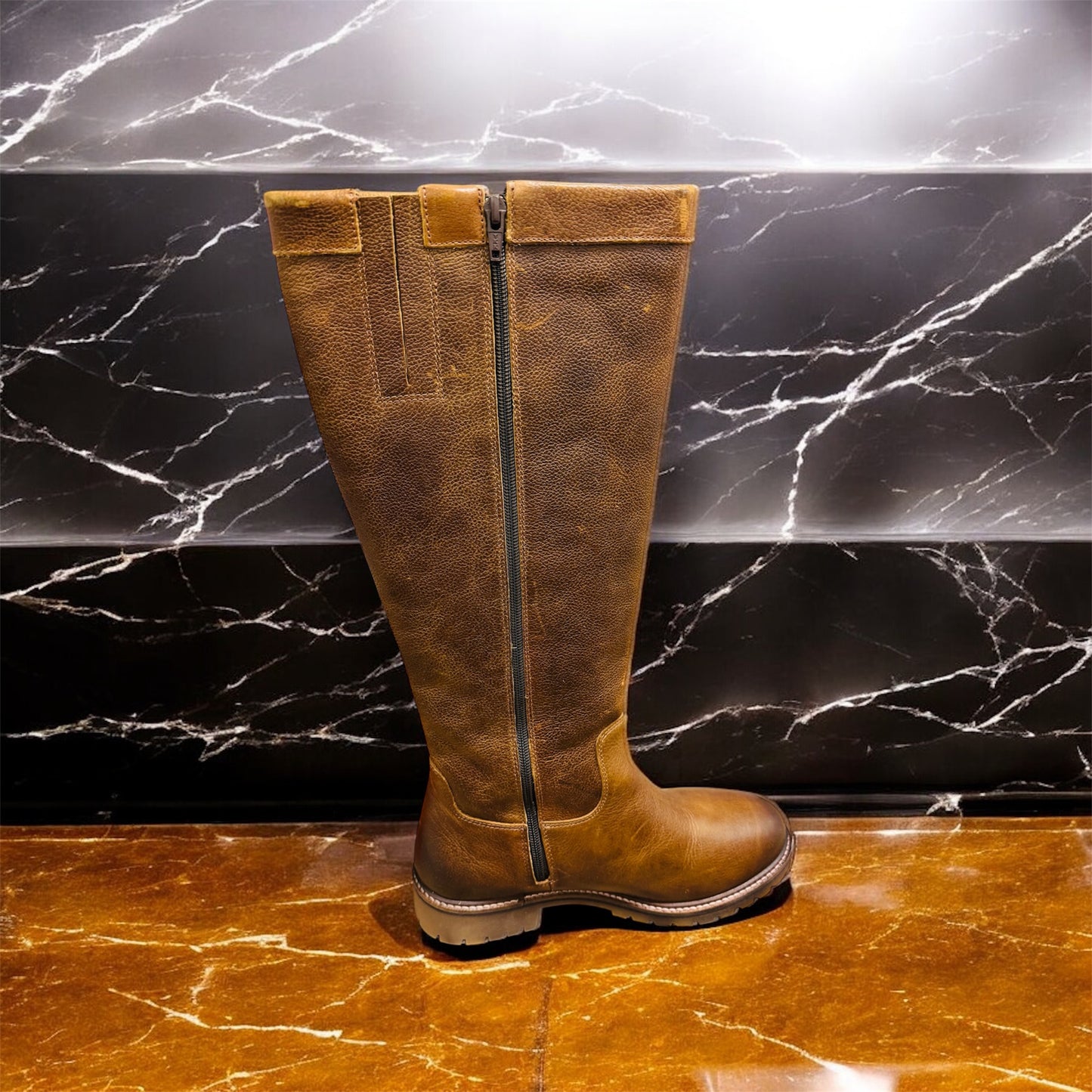 Traveliń Daneborg Leder Damen Stiefel in Dakbraun Herstellernummer : TR_DANE-COLCOG ( Letzte Stück ) - Lieber Deem Billiger Shop