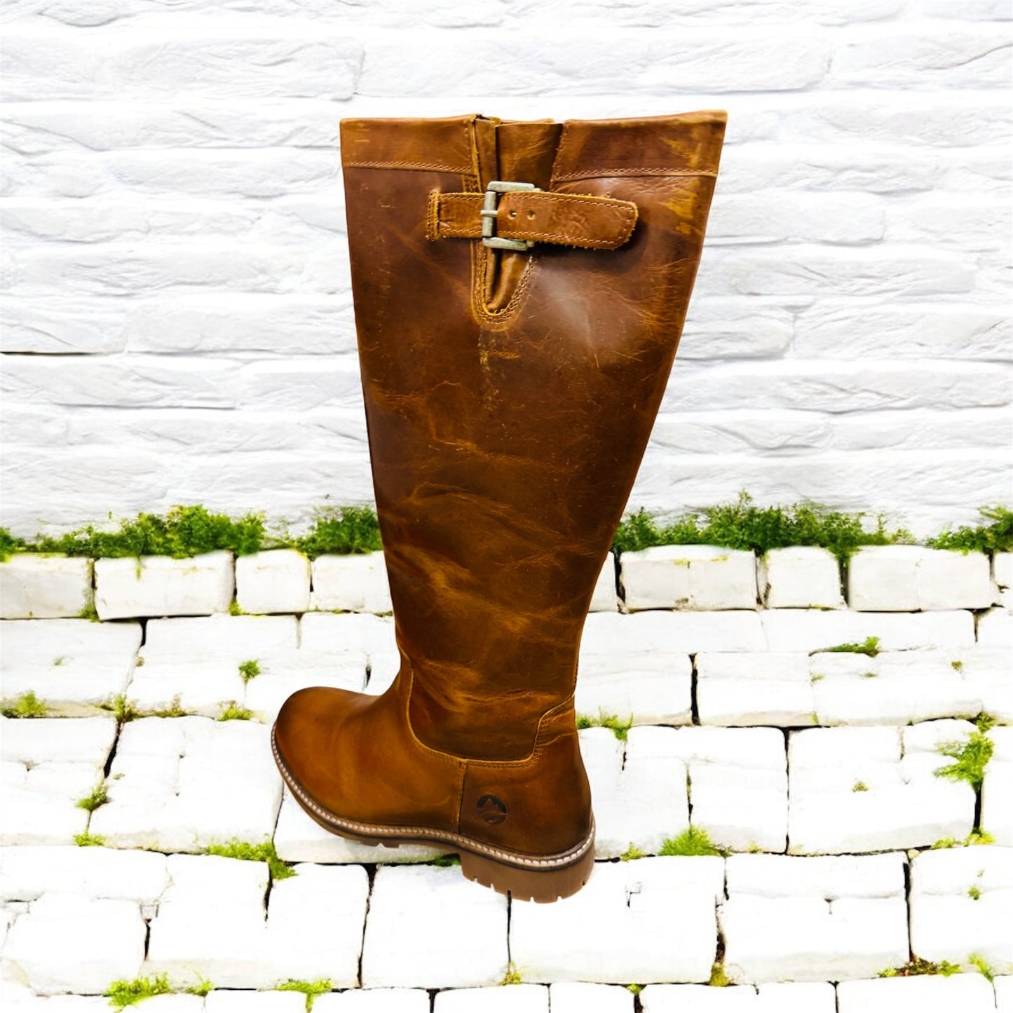 Traveliń Daneborg Leder Damen Stiefel in Hellbraun Herstellernummer : TR_DANE-COLCOG ( Letzte Stück ) - Lieber Deem Billiger Shop