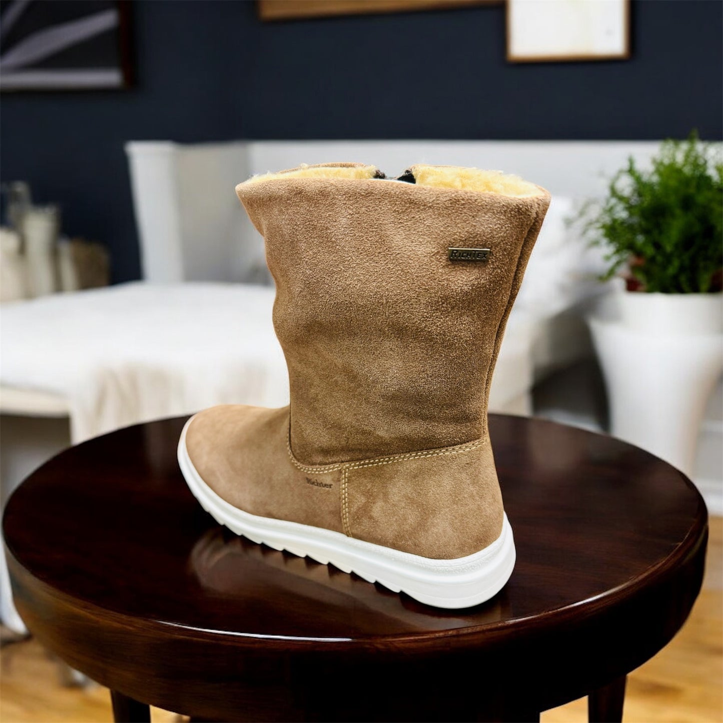 Richter Anna Kinder Winter Stiefel in Velour Chestnut Hellbraun Herstellernummer : 475041122000 ( Letzte Stück ) - Lieber Deem Billiger Shop
