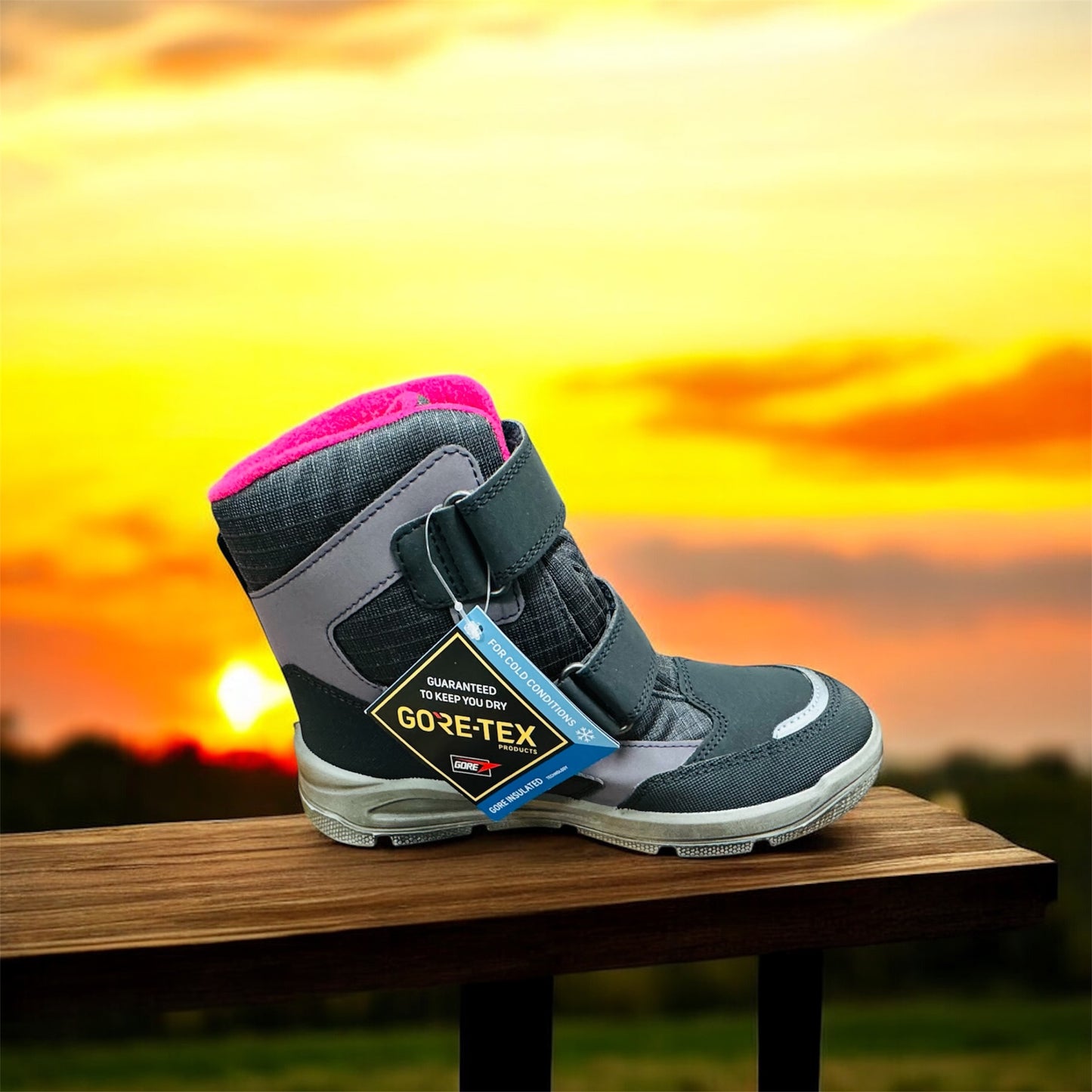 Superfit Mars Weite M 4 Kinder Stiefel in Grau/Lila Herstellernummer : 1-009086-2020 ( Letzte Stück ) - Lieber Deem Billiger Shop