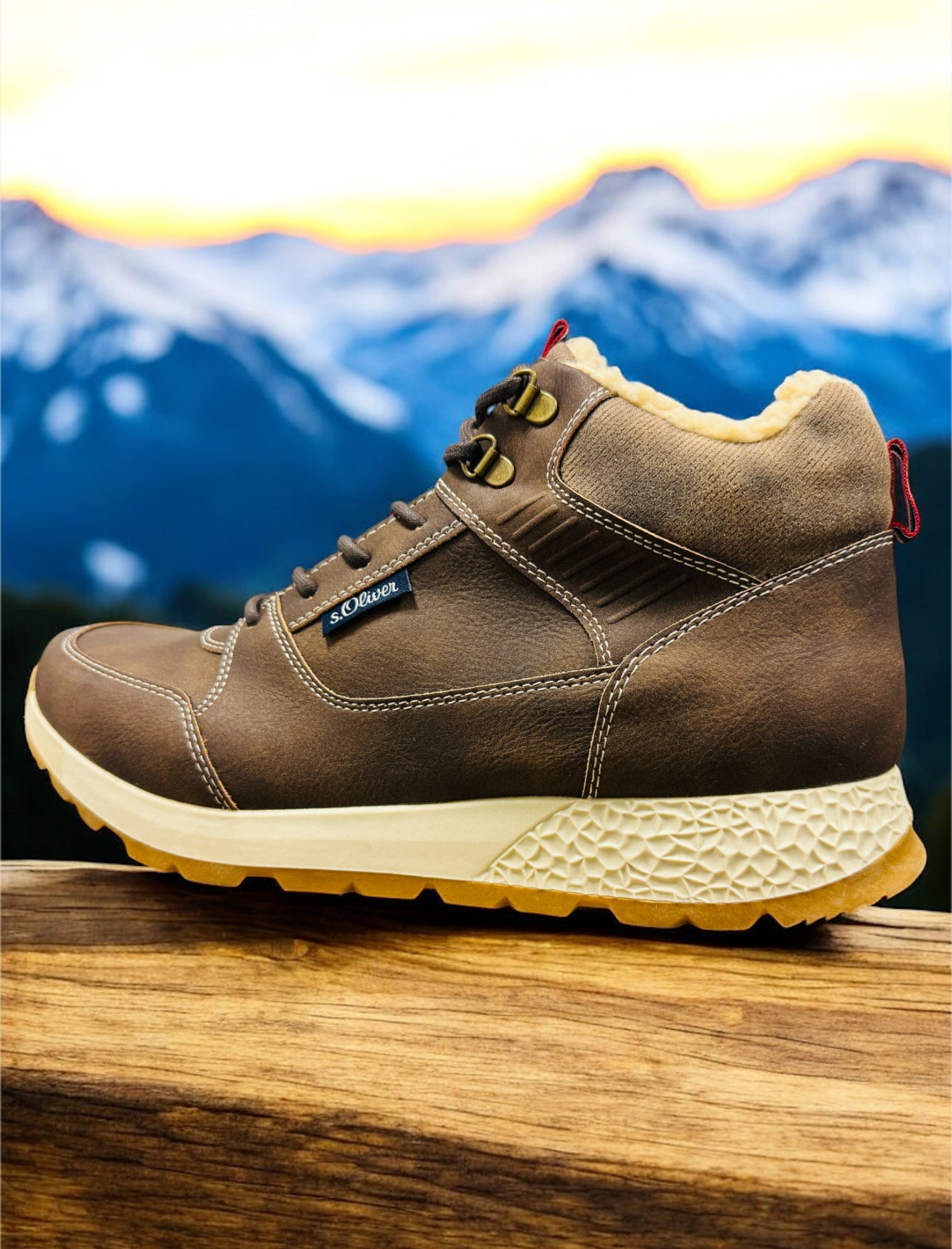 s.Oliver Herren Boots in Darkbraun