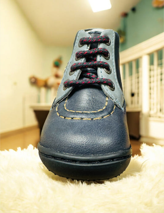 KICKERS Gugus marine rouge kinderschuhe