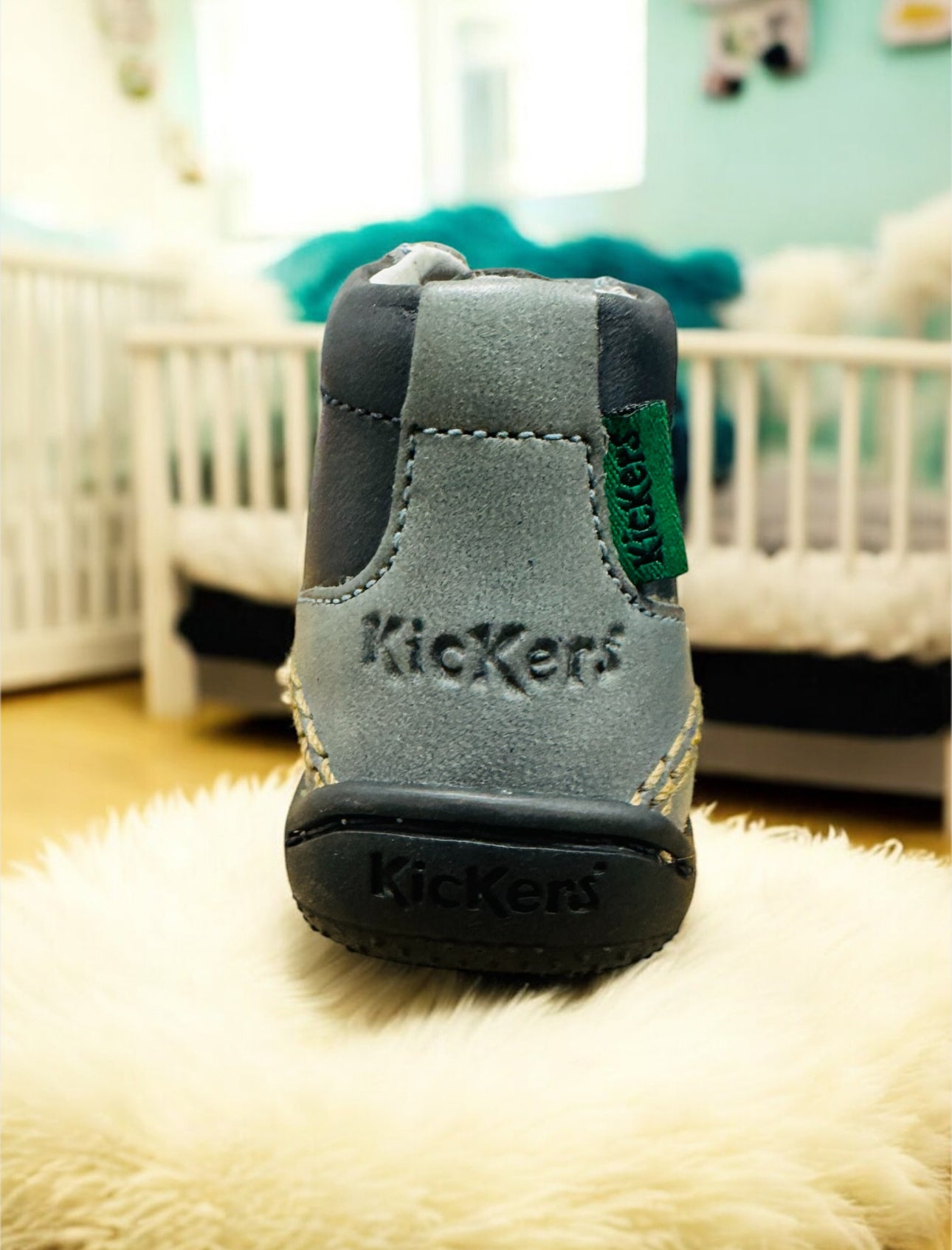 KICKERS Gugus marine rouge kinderschuhe