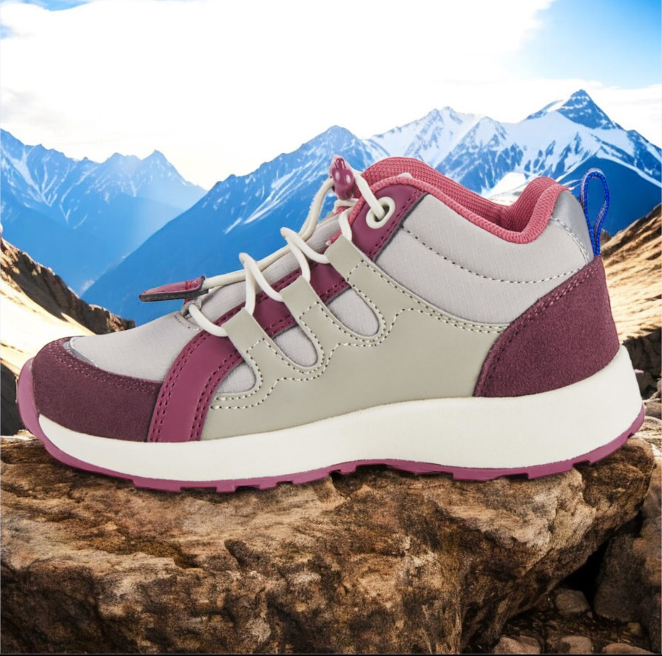 Finkid Sammal Outdoor Children's Winter Sneakers in Beet