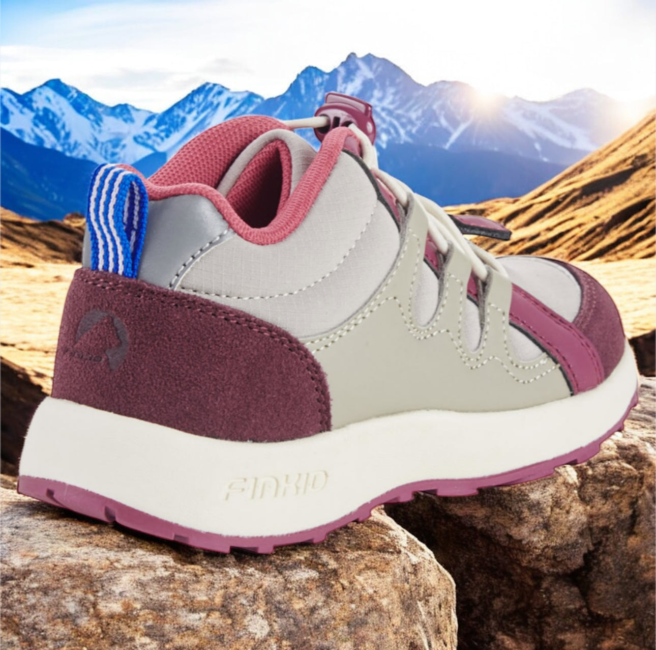 Finkid Sammal Outdoor Children's Winter Sneakers in Beet