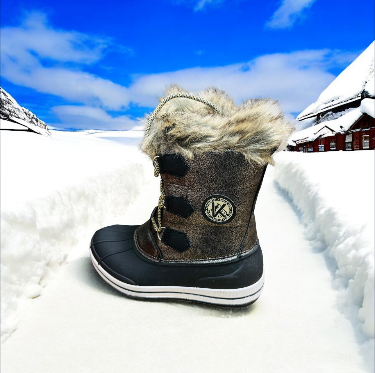 Kimberfeel Damenstiefel Mont Blanc at your Feet in Schwarz Herstellernummer: Diana OR Noir ( Letzte Stück ) - Lieber Deem  Billiger Shop