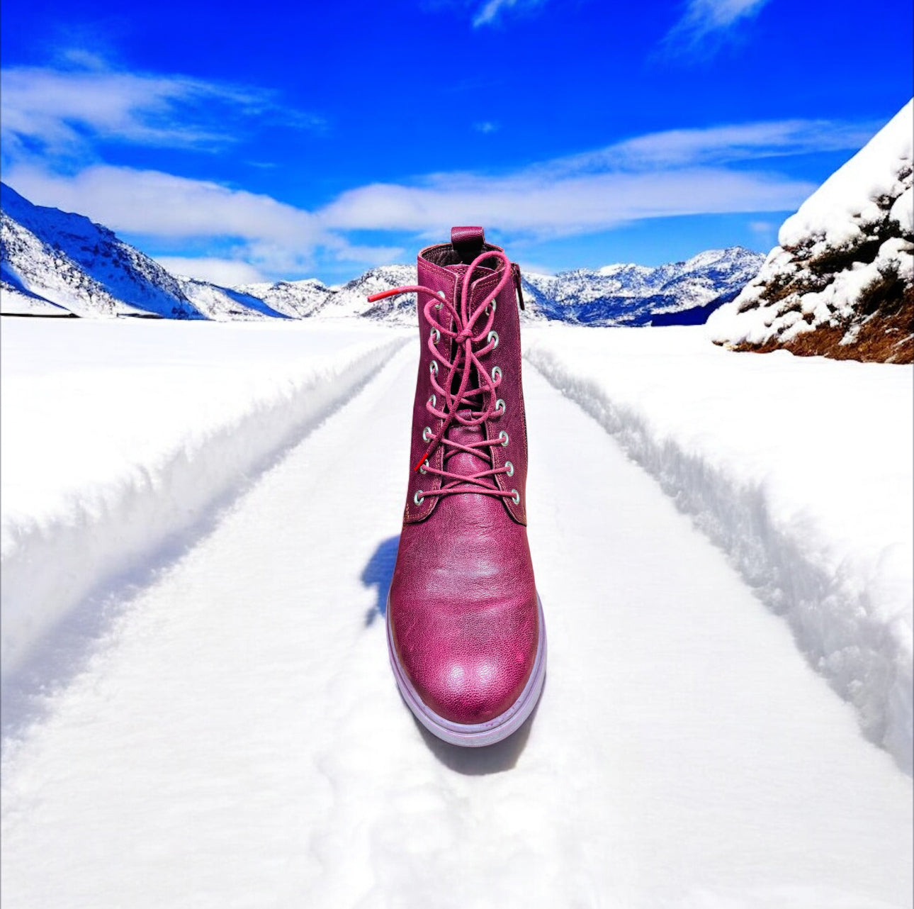 Think Cogita Mangolia Damen Stiefel in Rot Herstellernummer: 3-000406-5020 ( Letzte Stück ) - Lieber Deem  Billiger Shop