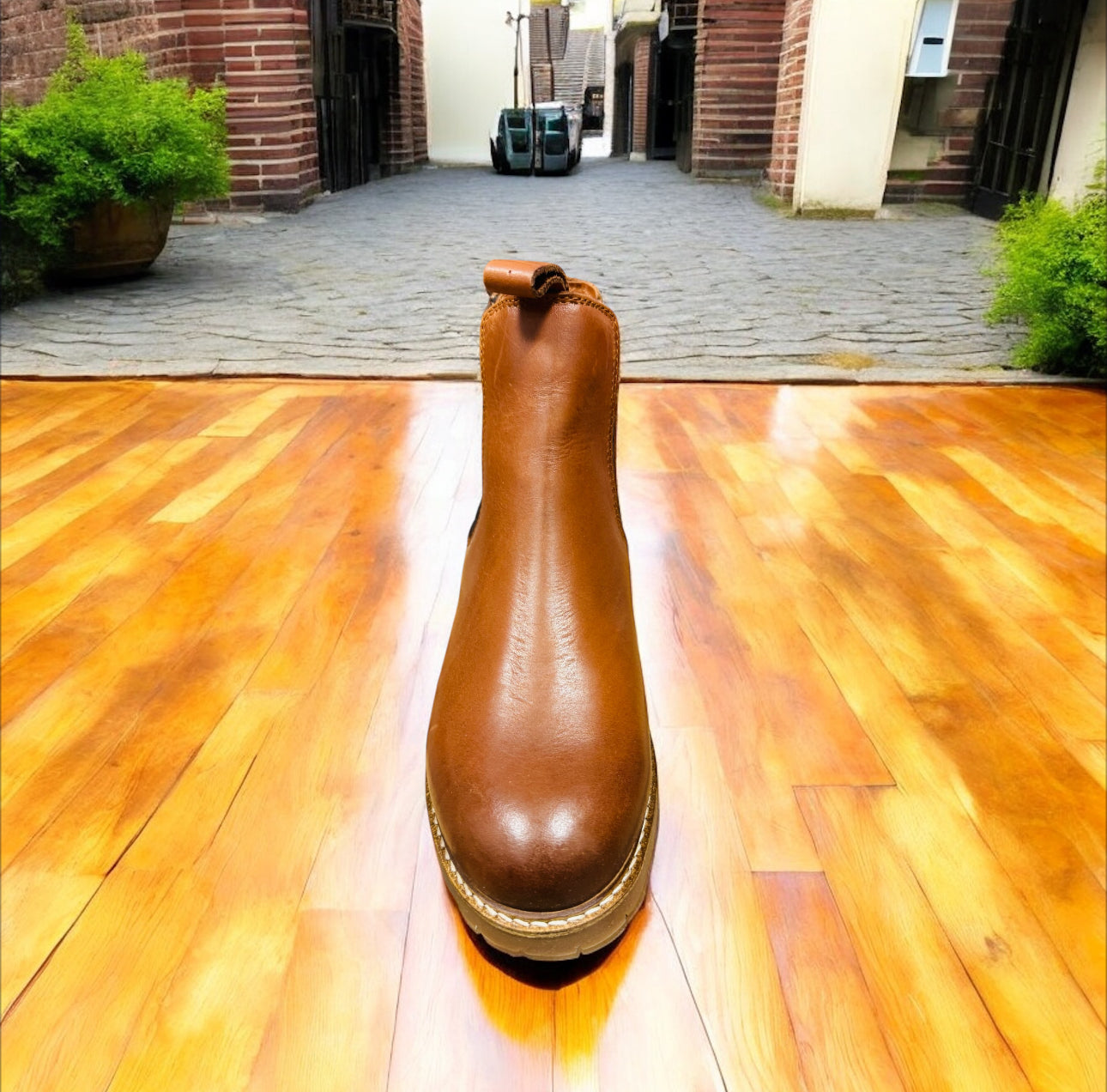 Traveliń Randers Damen Stiefel in Cognac Herstellernummer: Randers ( Letzte Stück ) - Lieber Deem  Billiger Shop