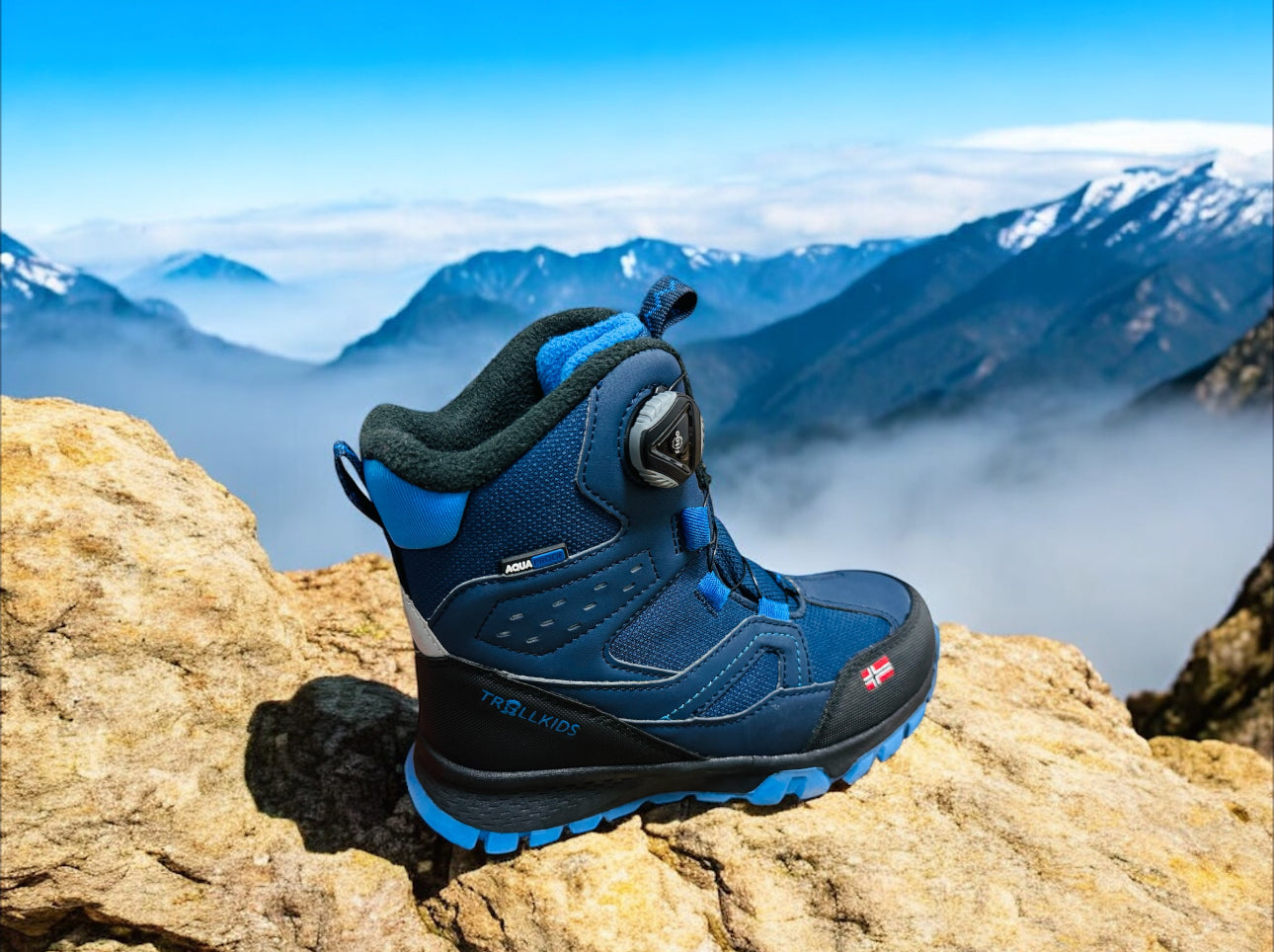 Trollkids Kinder Kirkenes Winter Boots in Navy/Medium Blau Herstellernummer : 670-117-033 (Letzte Stück ) - Lieber Deem  Billiger Shop