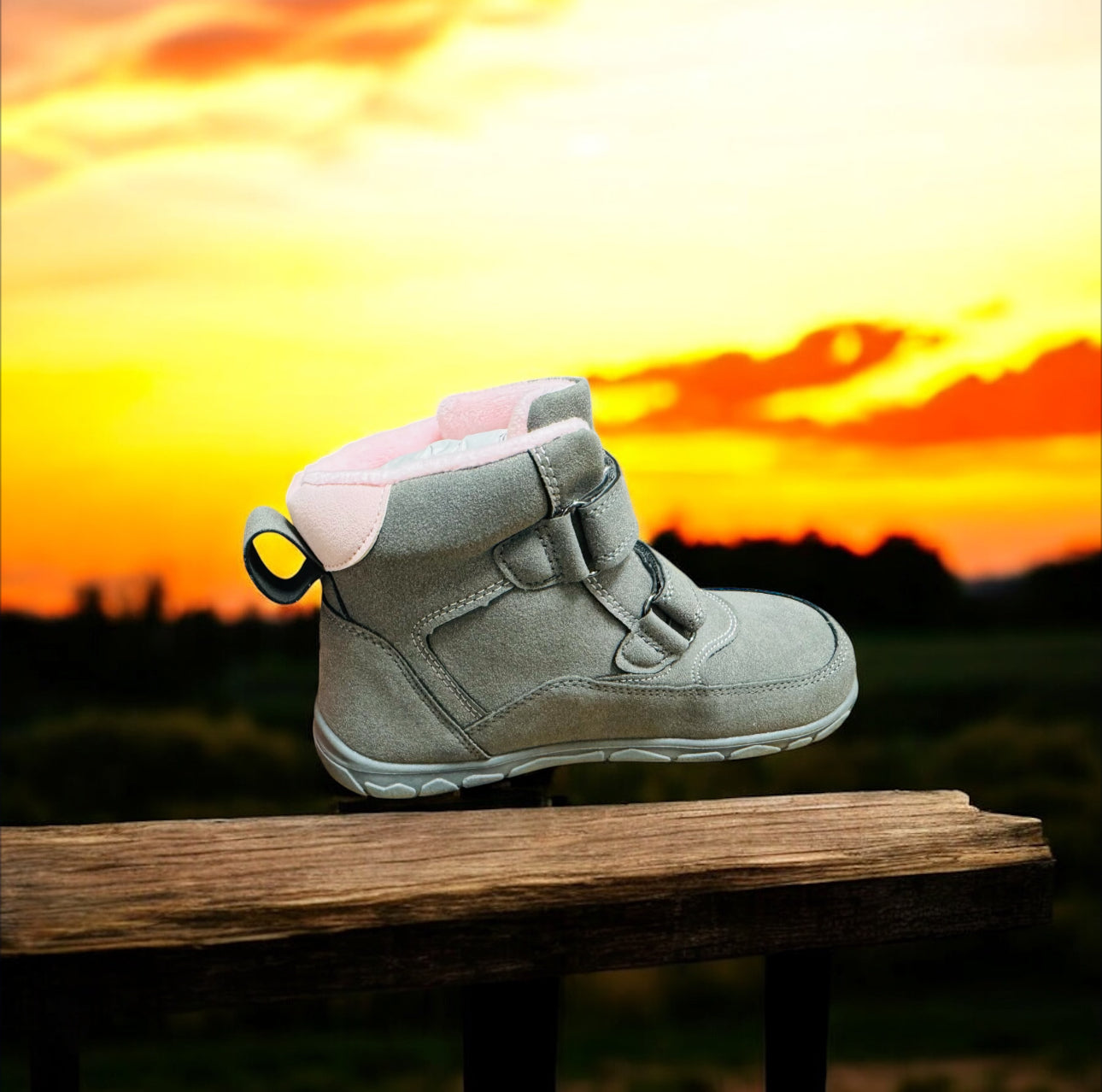 Lamino Pu Kinder Schuhe in Grau Herstellernummer : W2460801 ( Letzte Stück ) - Lieber Deem  Billiger Shop