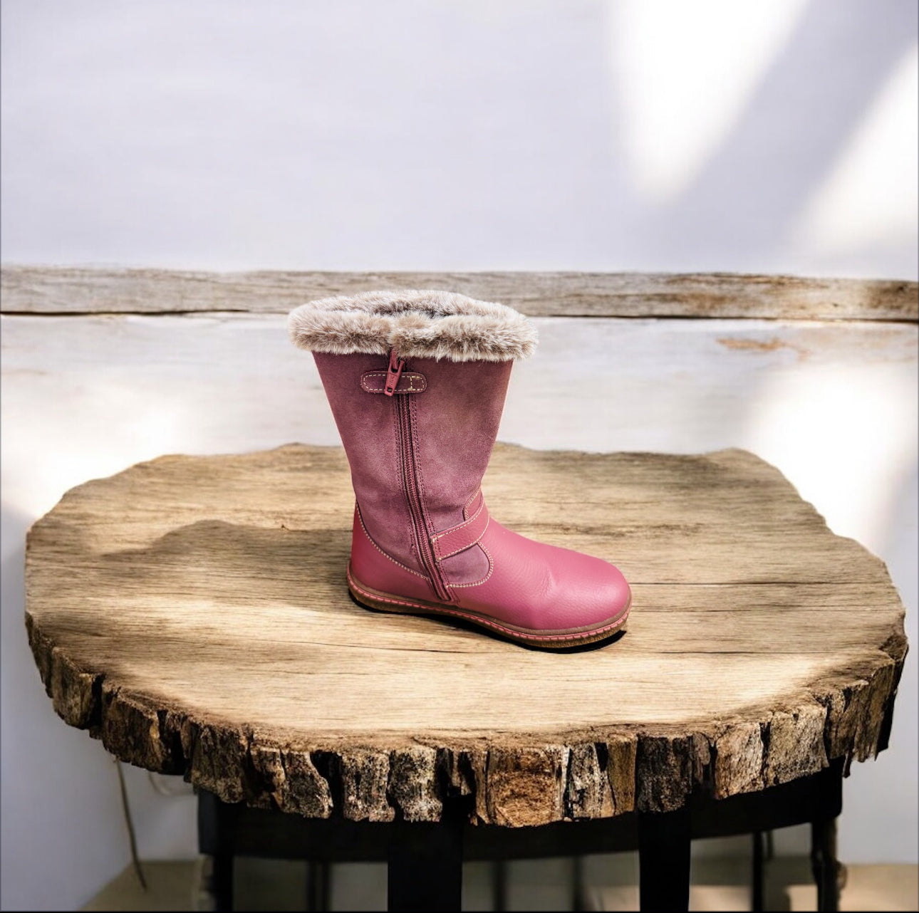 Lamino Leder Mädchen Boots in Lila Herstellernummer: W24_ 265_72/35 ( Letzte Stück ) - Lieber Deem  Billiger Shop