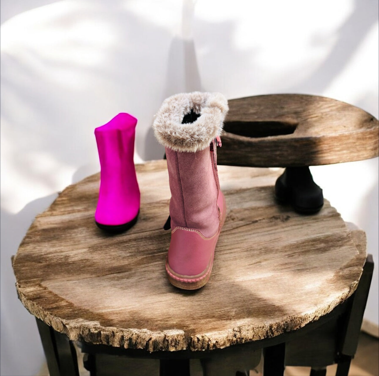 Lamino Leder Mädchen Boots in Lila Herstellernummer: W24_ 265_72/35 ( Letzte Stück ) - Lieber Deem  Billiger Shop