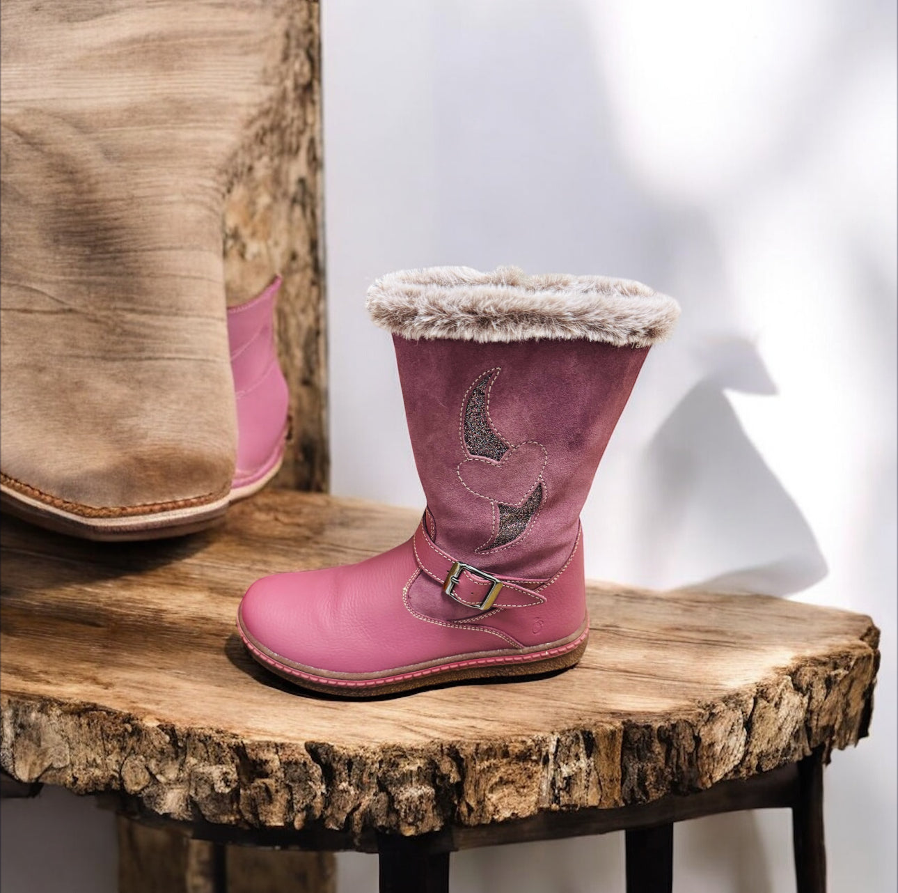 Lamino Leder Mädchen Boots in Lila Herstellernummer: W24_ 265_72/35 ( Letzte Stück ) - Lieber Deem  Billiger Shop