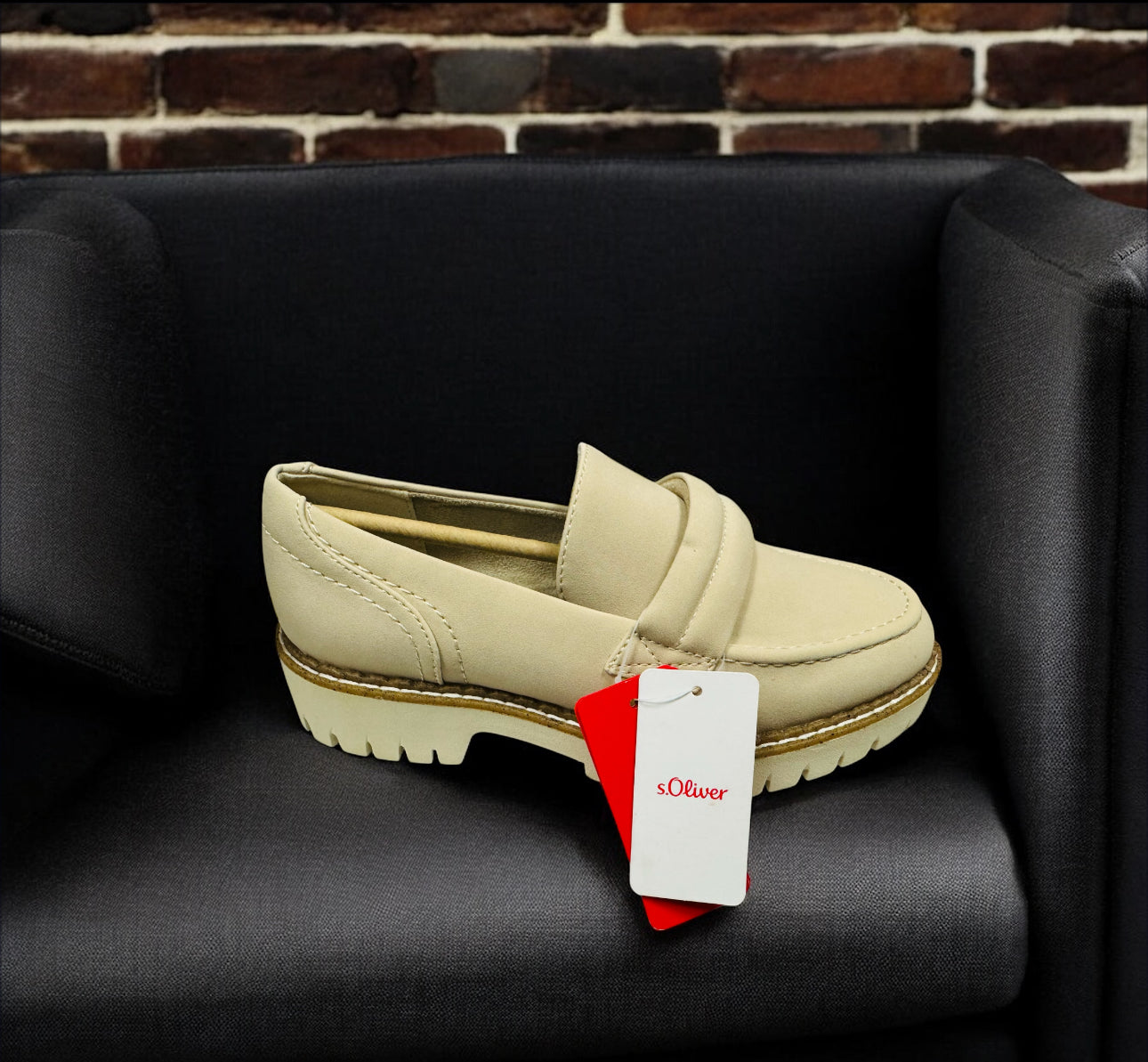 s.Oliver Damen Loafer in Beige Herstellernummer: 97 9129 36 ( Letzte Stück) - Lieber Deem  Billiger Shop