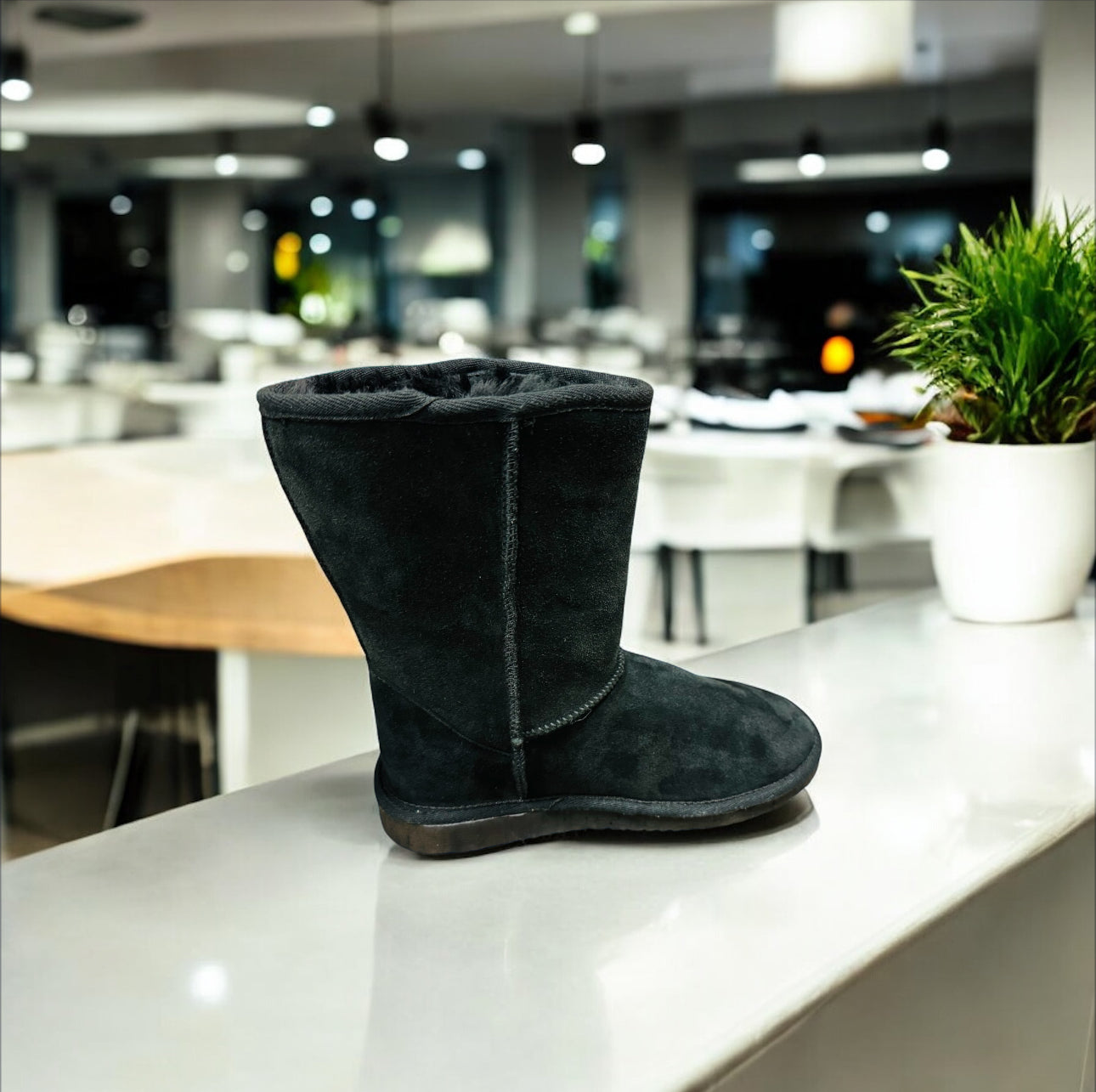 Damen Warm gefüttert Winter Boots Profil-Sohle Plateau Schuhe Herstellernummer: MUG10- 02/38 ( Letzte Stück) - Lieber Deem  Billiger Shop
