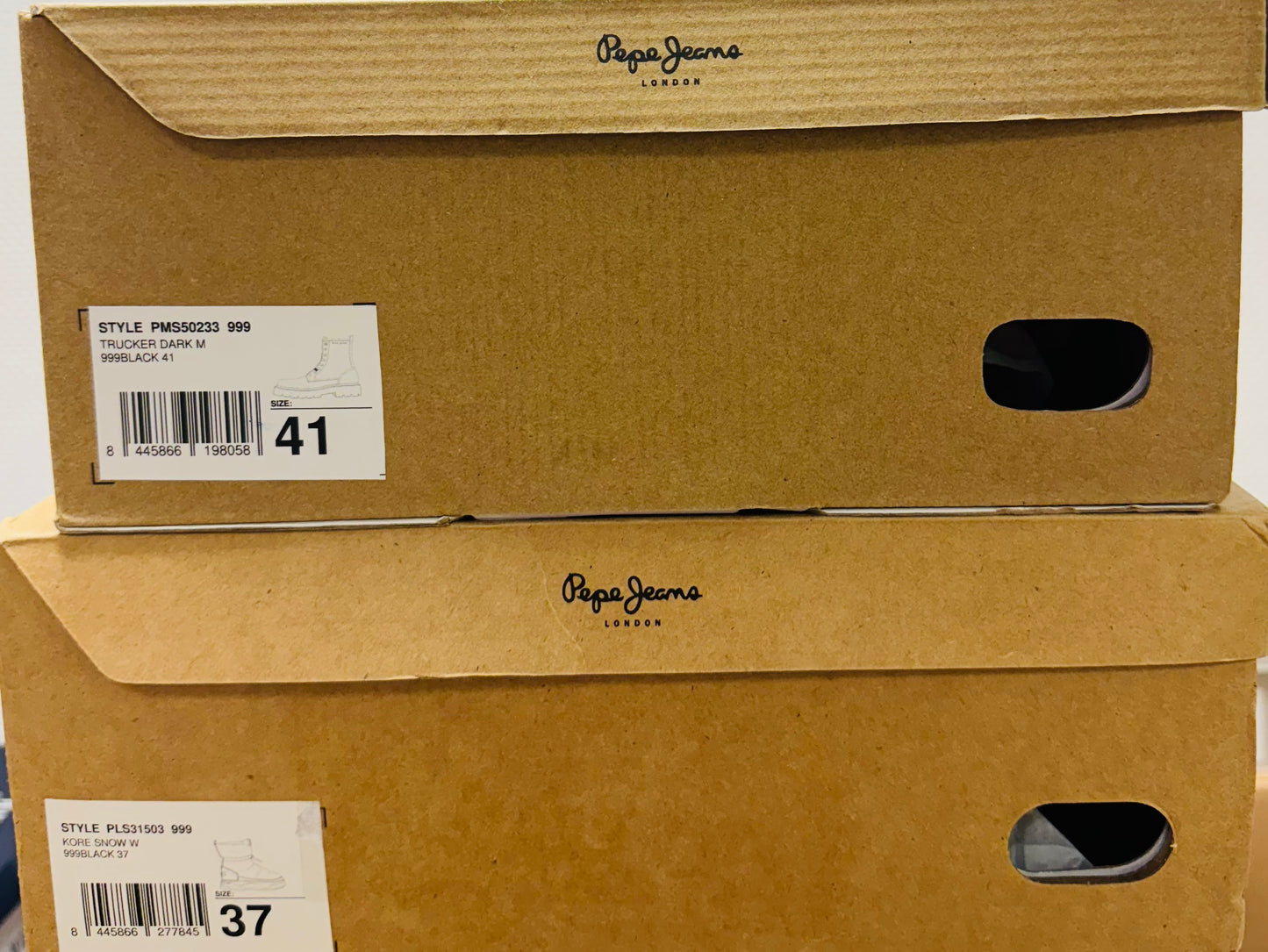 Pepe Jeans London Kore Snow Style women's shoes in black
