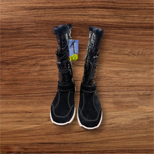 Lurchi Damen Leder-Winterstiefel in Schwarz ( Letzte Stück ) - Lieber Deem  Billiger Shop