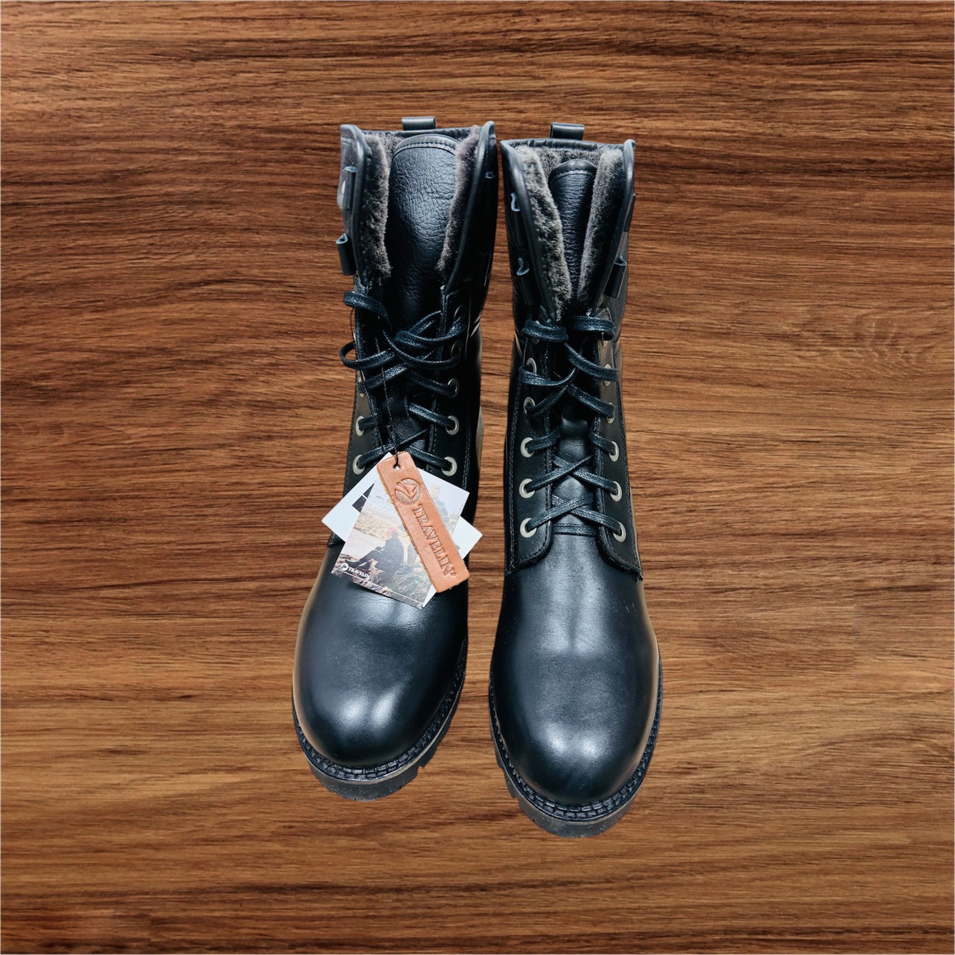 Travelin Myre Wollgefütterte Schnürstiefel Damen Schwarz ( Letzte Stück ) - Lieber Deem  Billiger Shop