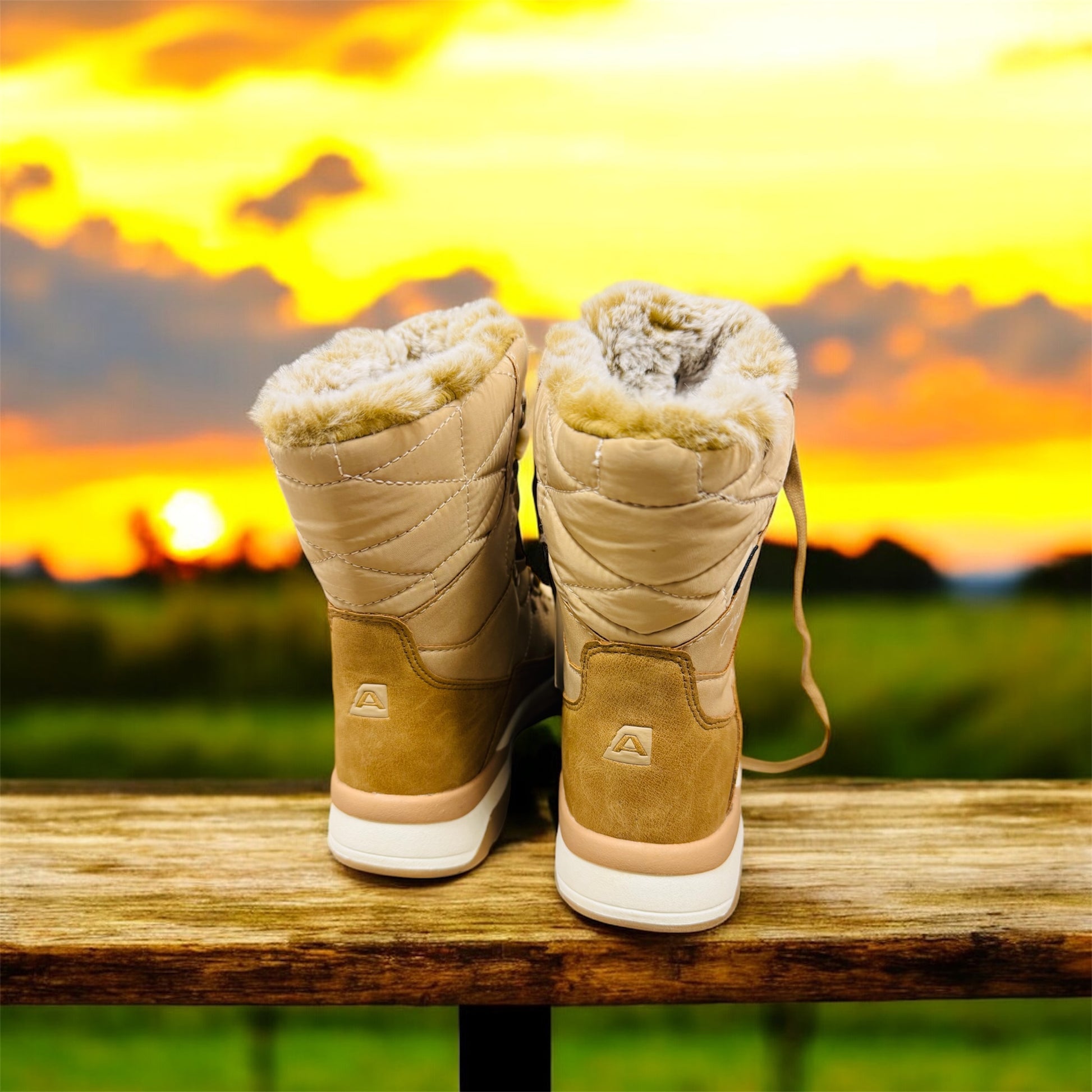 Alpine Pro Damen Winterboots in Hellbraun Herstellernummer: LBTY412251G Jasda - Lieber Deem  Billiger Shop