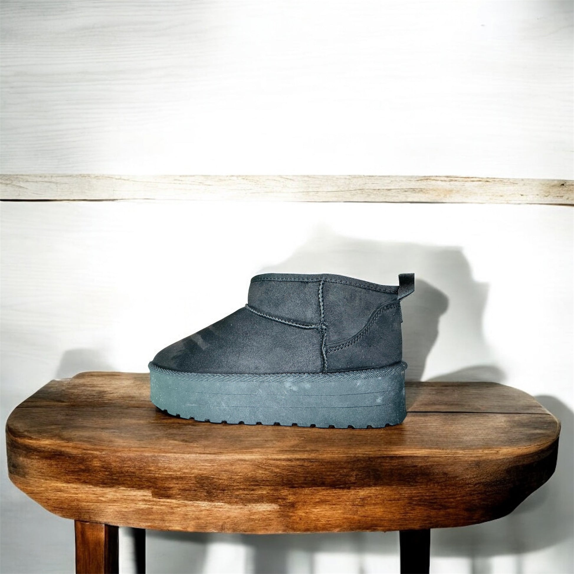Matchbox FLATFORM MINI STIEFELETTEN AUS KUNSTFELL DAMENSHUHE HERSTELLERNUMMER: 6431 ( Letzte Stück ) - Lieber Deem  Billiger Shop