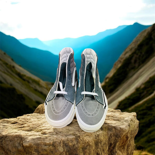 Vans Sk8-Hi Reconst Unisex Schuhe in Grau Herstellernummer: VN0005UKGRY1  ( Letzte Stück ) - Lieber Deem  Billiger Shop