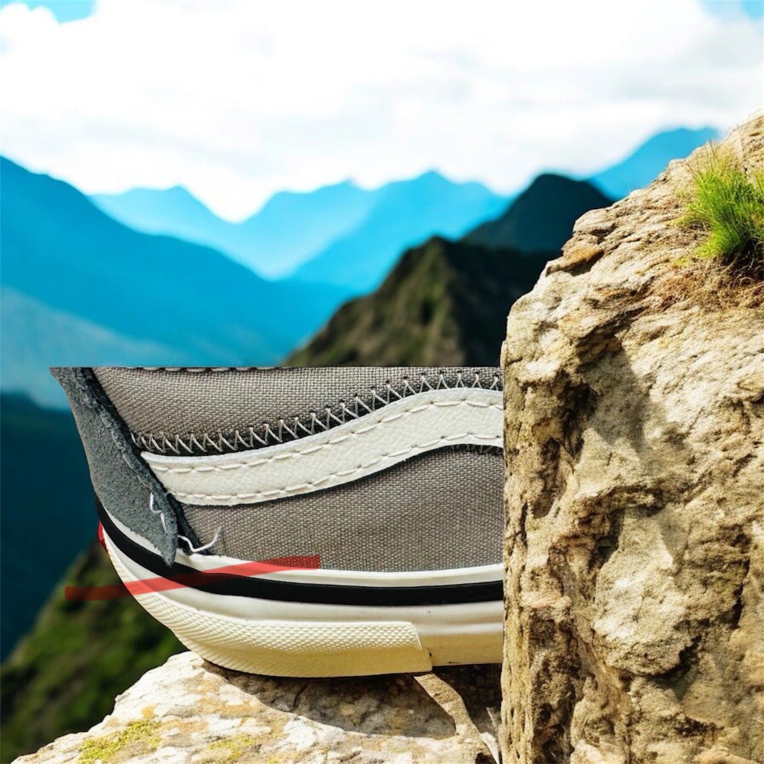 Vans Sk8-Hi Reconst Unisex Schuhe in Grau Herstellernummer: VN0005UKGRY1  ( Letzte Stück ) - Lieber Deem  Billiger Shop