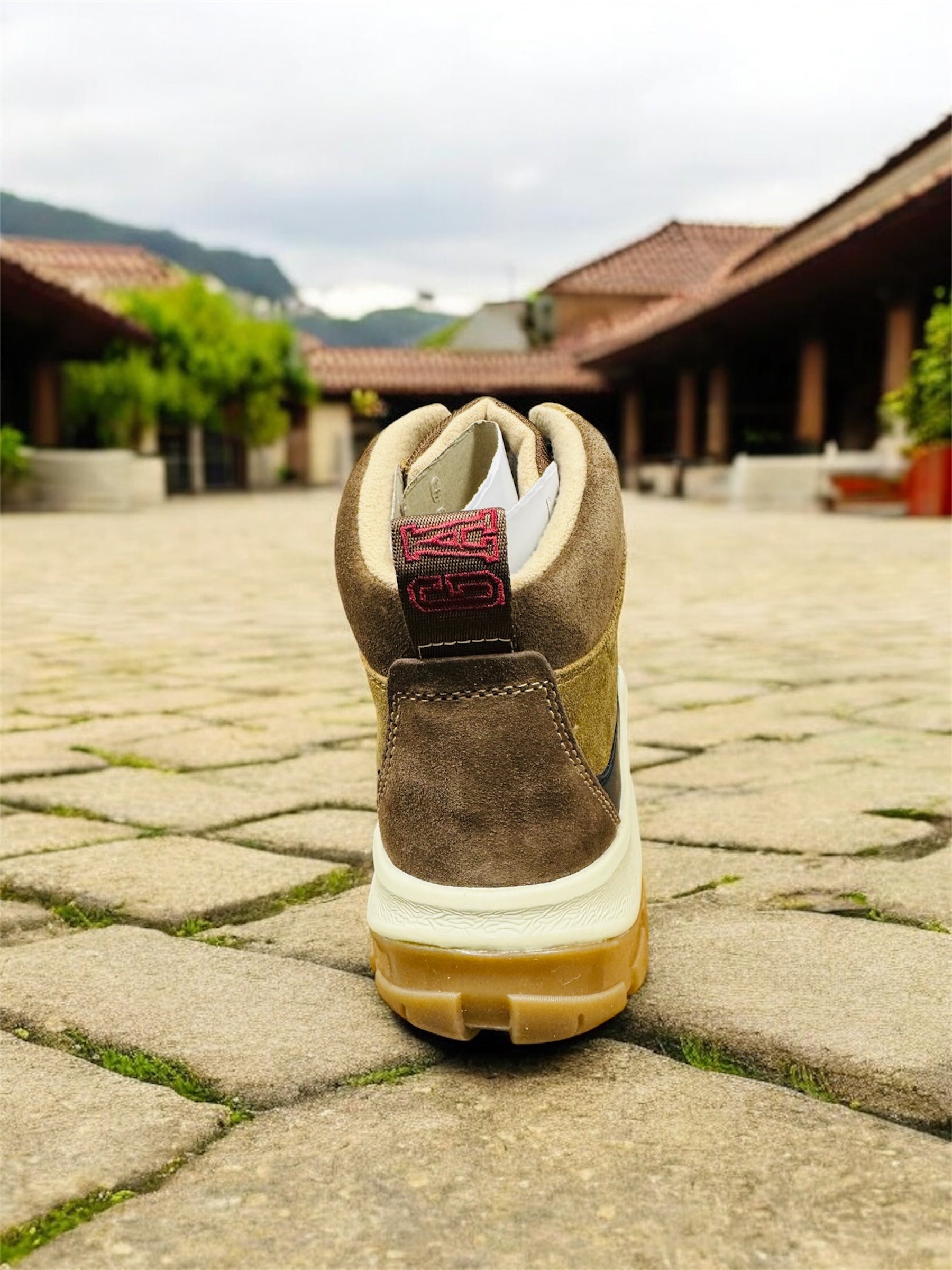 GANT HILLARK  Herren Schnürstiefelette - warm khaki Suede + Rubber Herstellernummer : 27643343 ( Letzte Stück ) - Lieber Deem  Billiger Shop