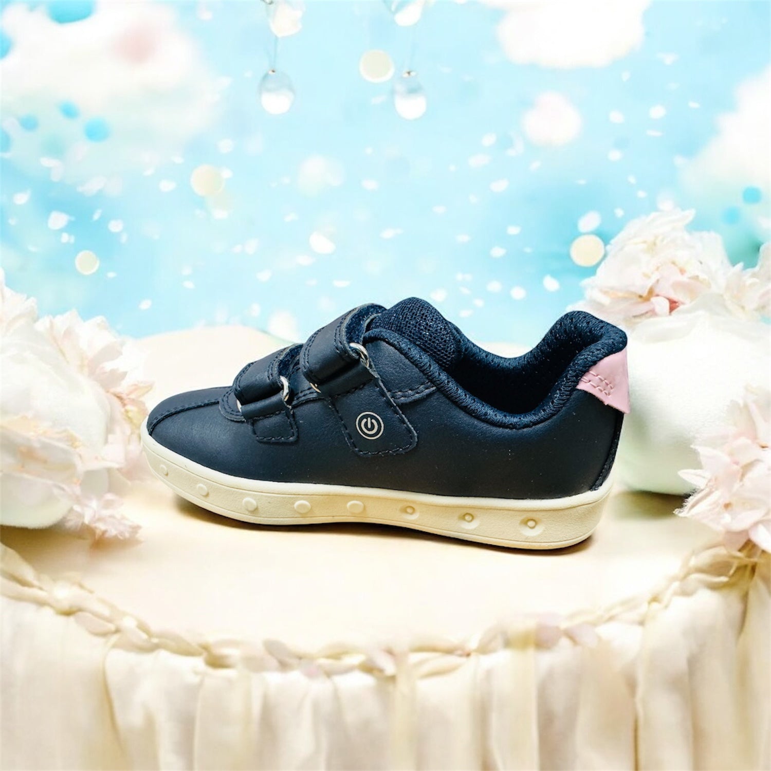 Geox Skyline Mädchen Kinder Sneaker in Navy / Rosa Farbe Herstellernummer: J458WA OOOBC NAVY/PINK geox use only 1351 4488 C0694 ( Letzte Stück ) - Lieber Deem  Billiger Shop